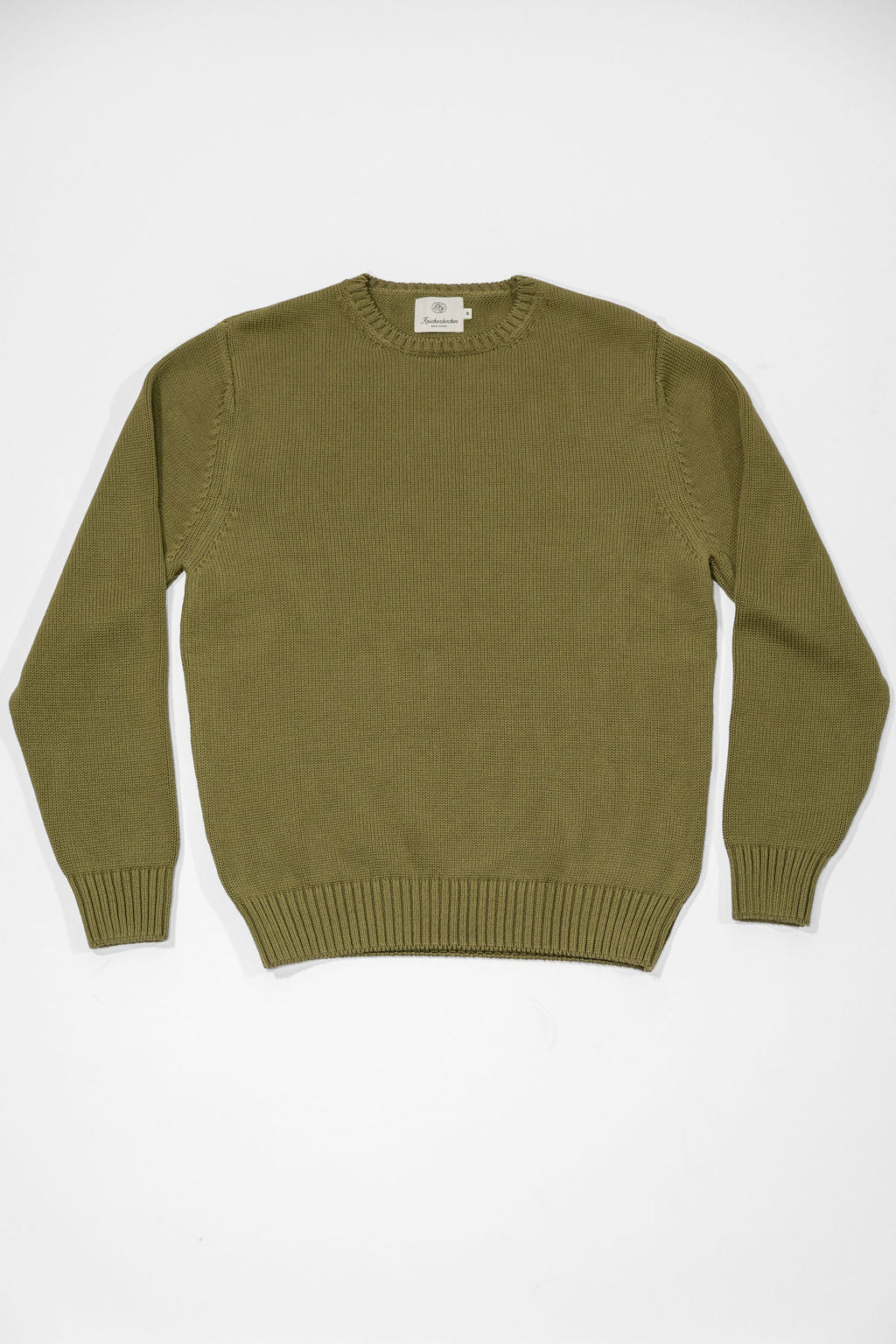 Knickerbocker Ivy Cotton Sweater - Olive
