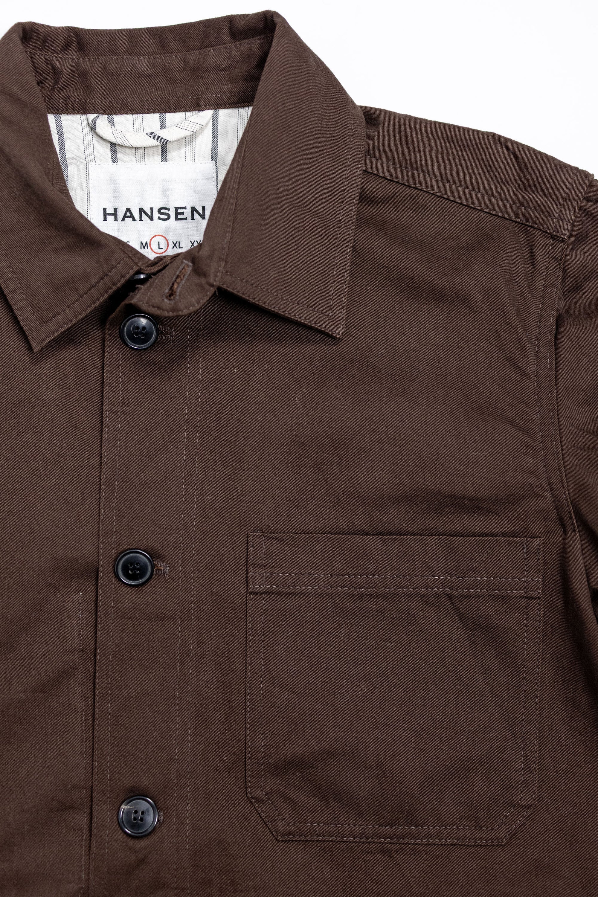 Hansen Garments Bendik Workwear Jacket - Chestnut