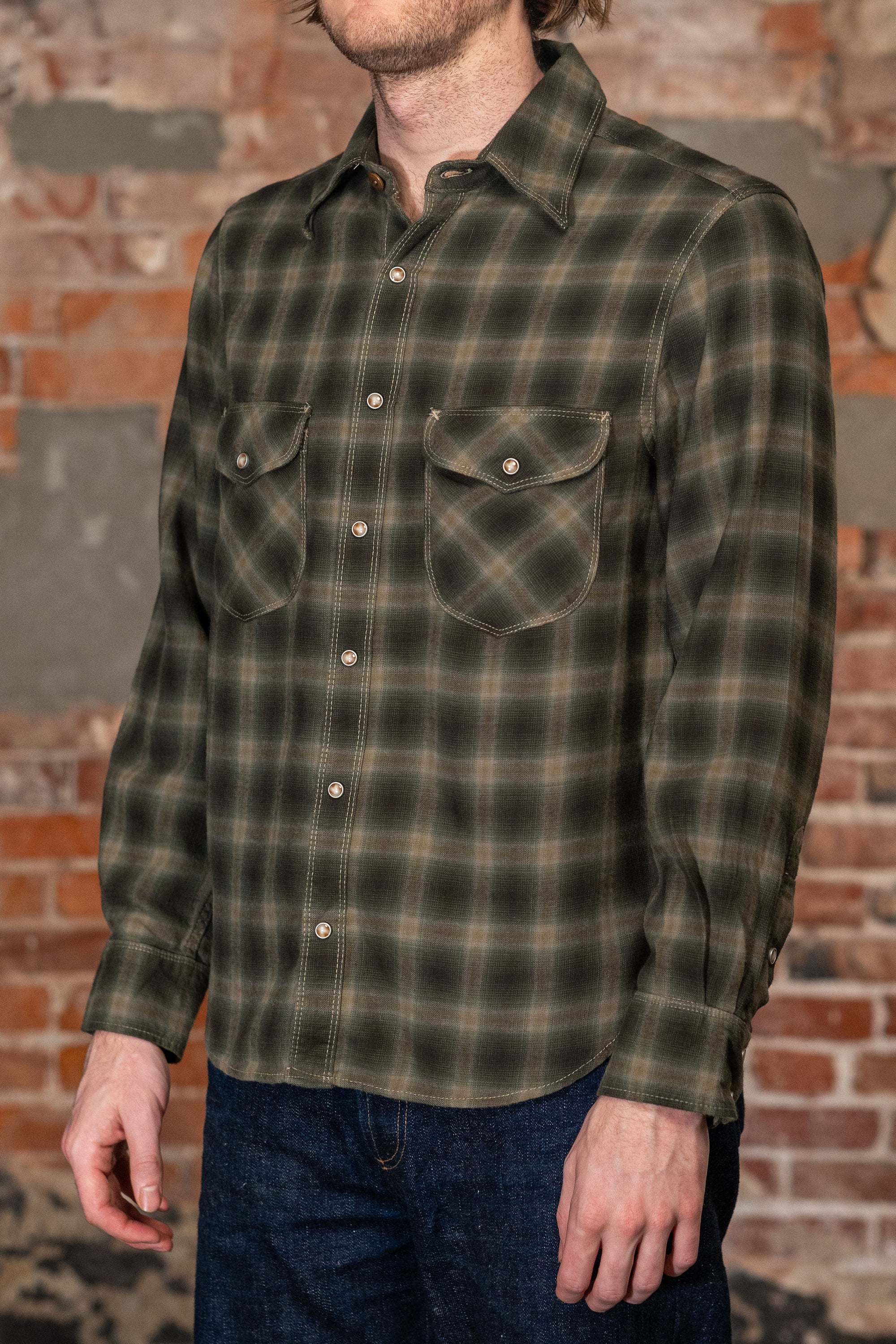 Freenote Cloth Bodie - Forest Shadow Plaid