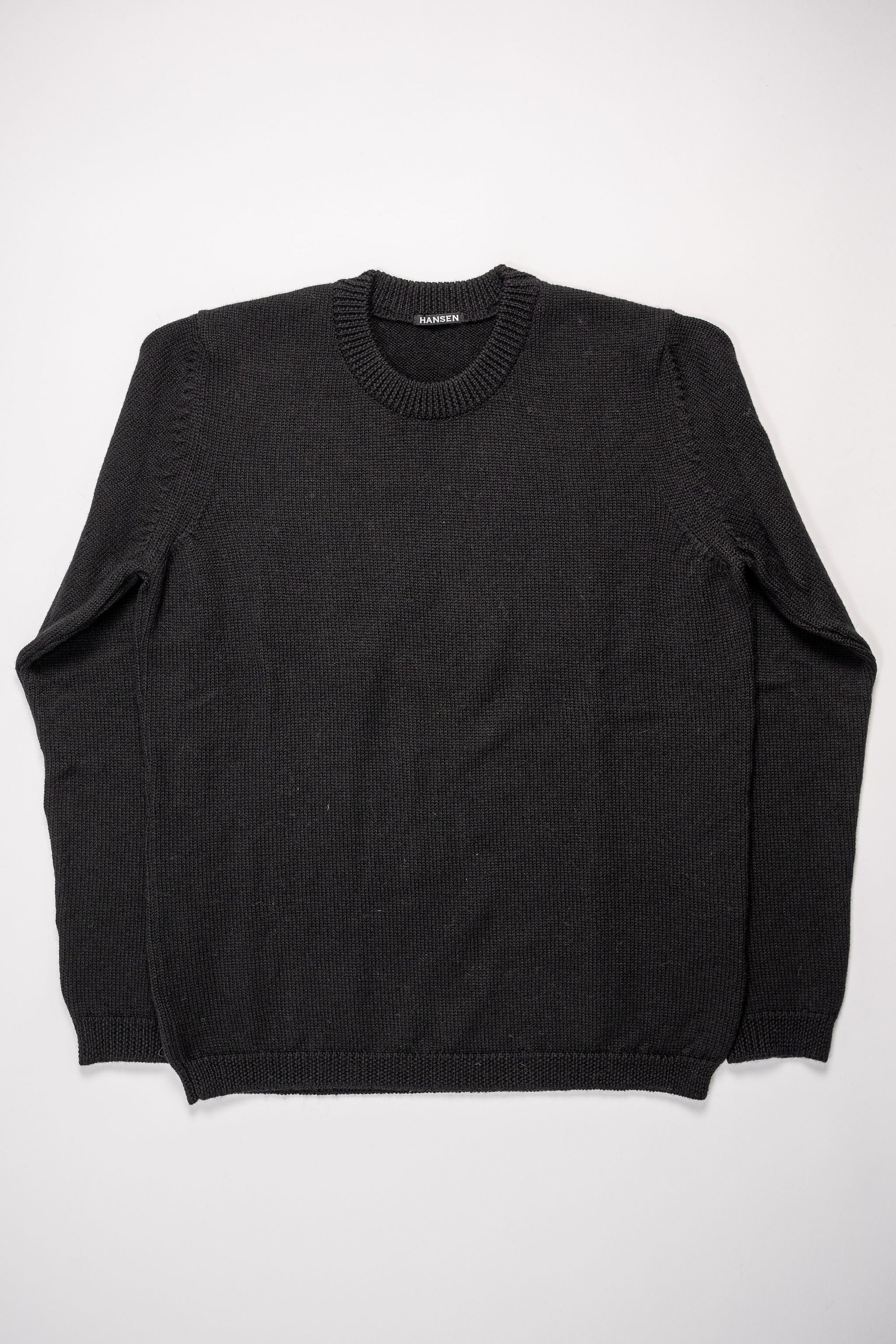 Hansen Garments Eske Crew Neck Sweater - Black