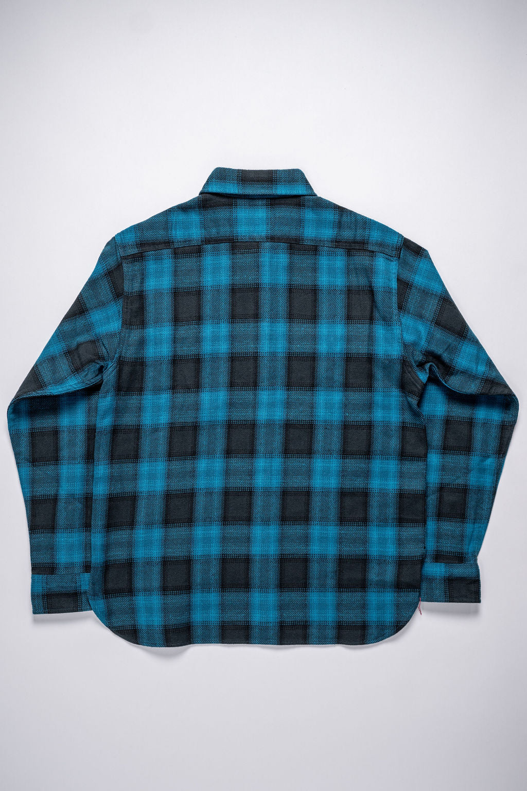 Sugar Cane Lot No. SC29359 Twill Check Work Shirt - Blue