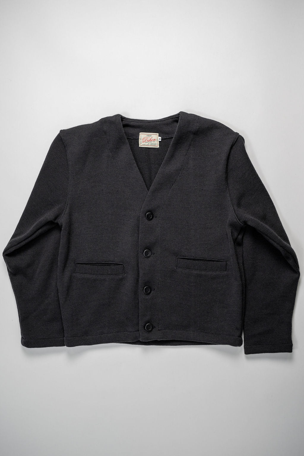 Dehen 1920 Slouchy Cardigan - Dark Charcoal