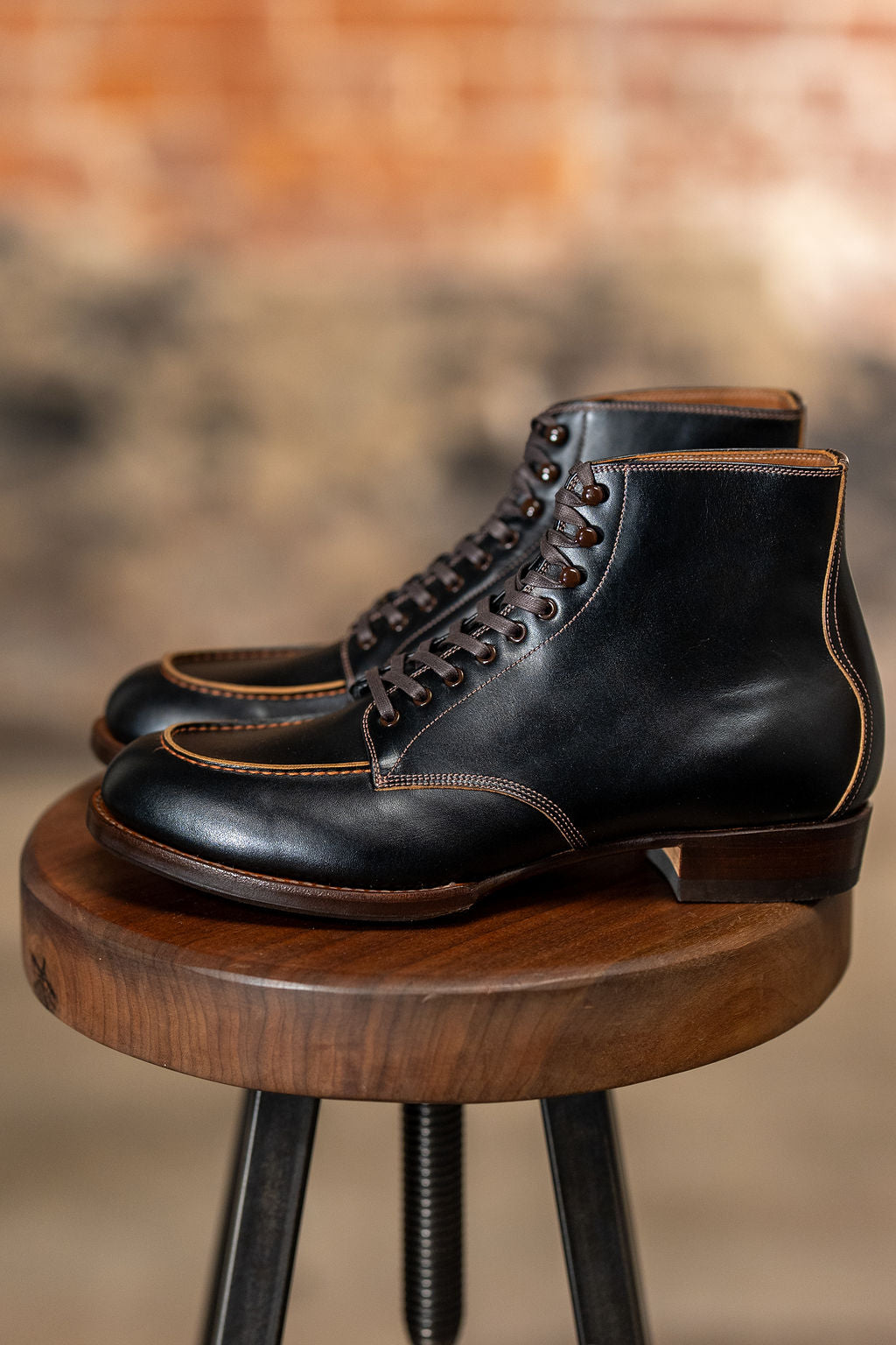 靴 The 2 Monkeys SPORTIF US8.0 The 2 Monkeys Sportif - Black French Calfskin - Franklin & Poe