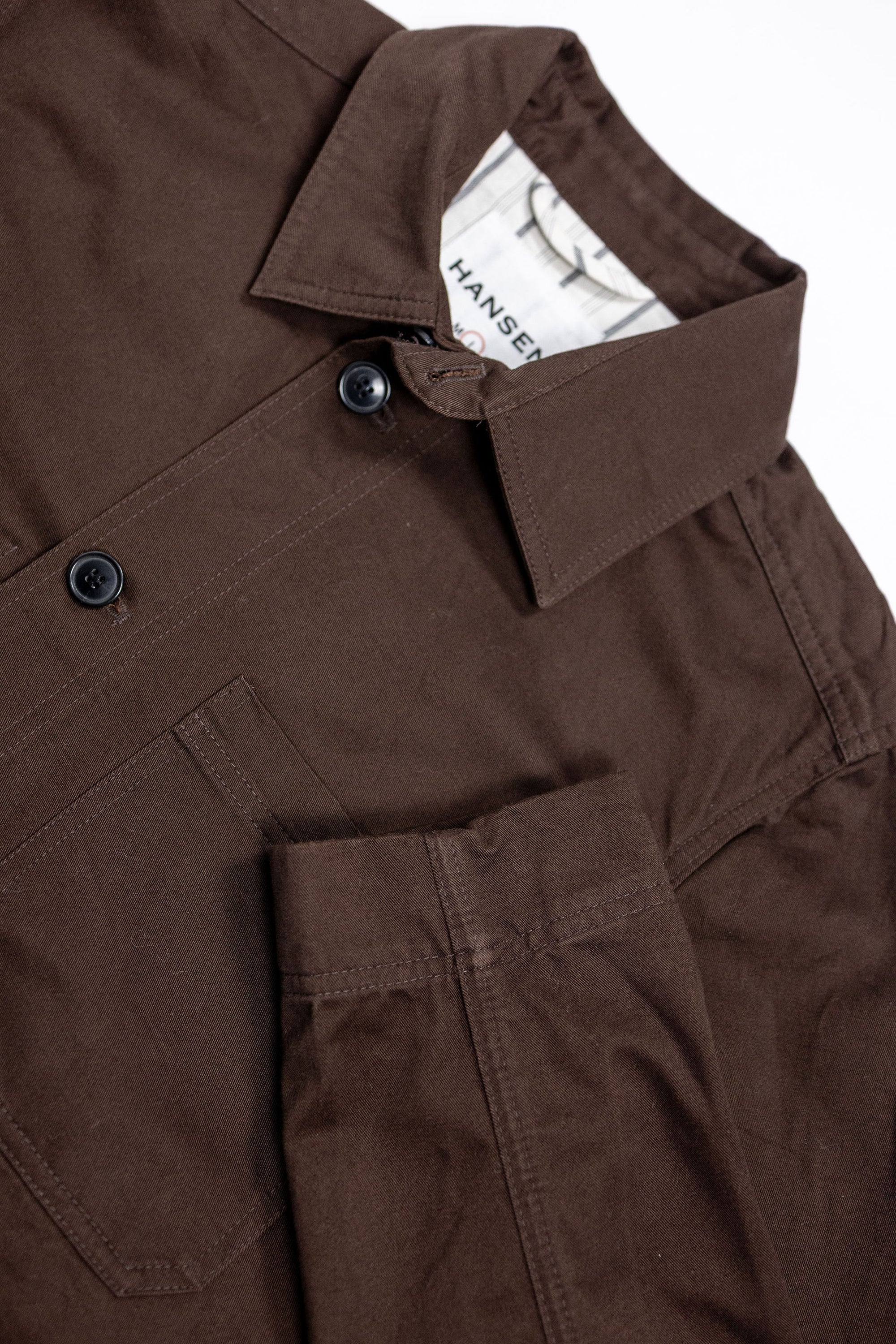 Hansen Garments Bendik Workwear Jacket - Chestnut