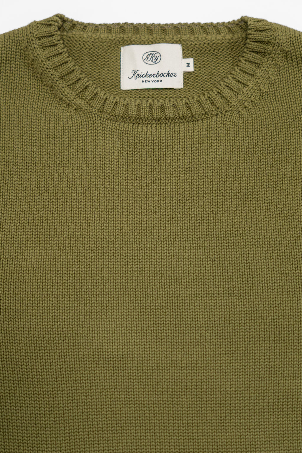 Knickerbocker Ivy Cotton Sweater - Olive