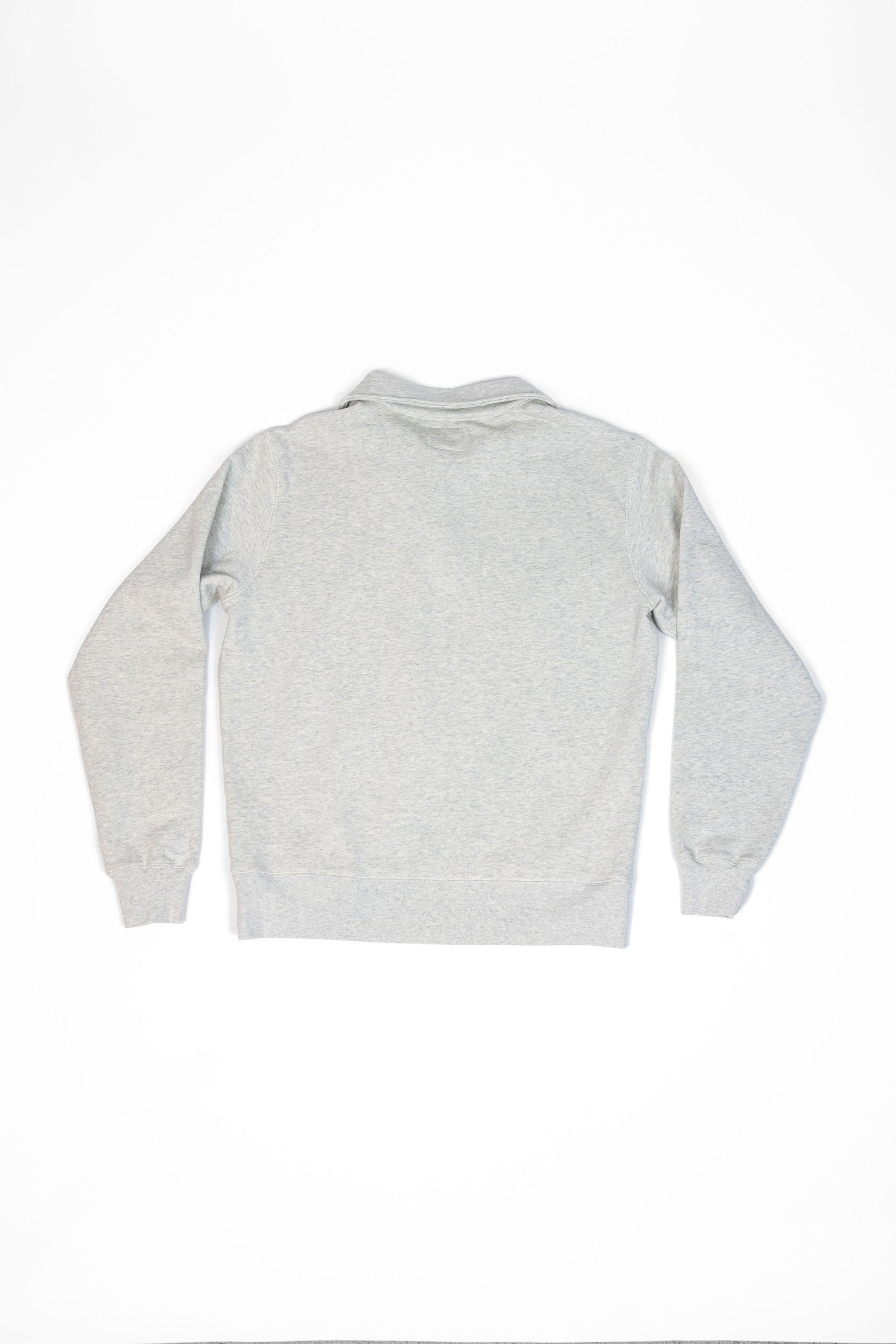 Knickerbocker Stadium Loft Knit Quarter Zip - Oat Grey