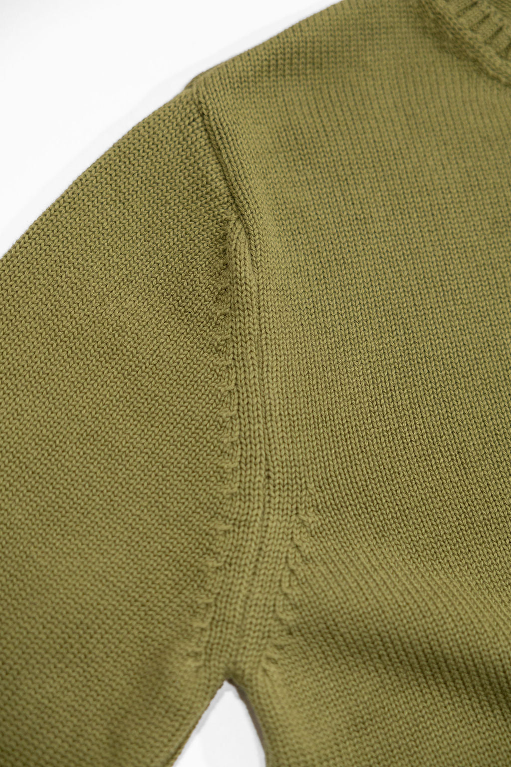 Knickerbocker Ivy Cotton Sweater - Olive