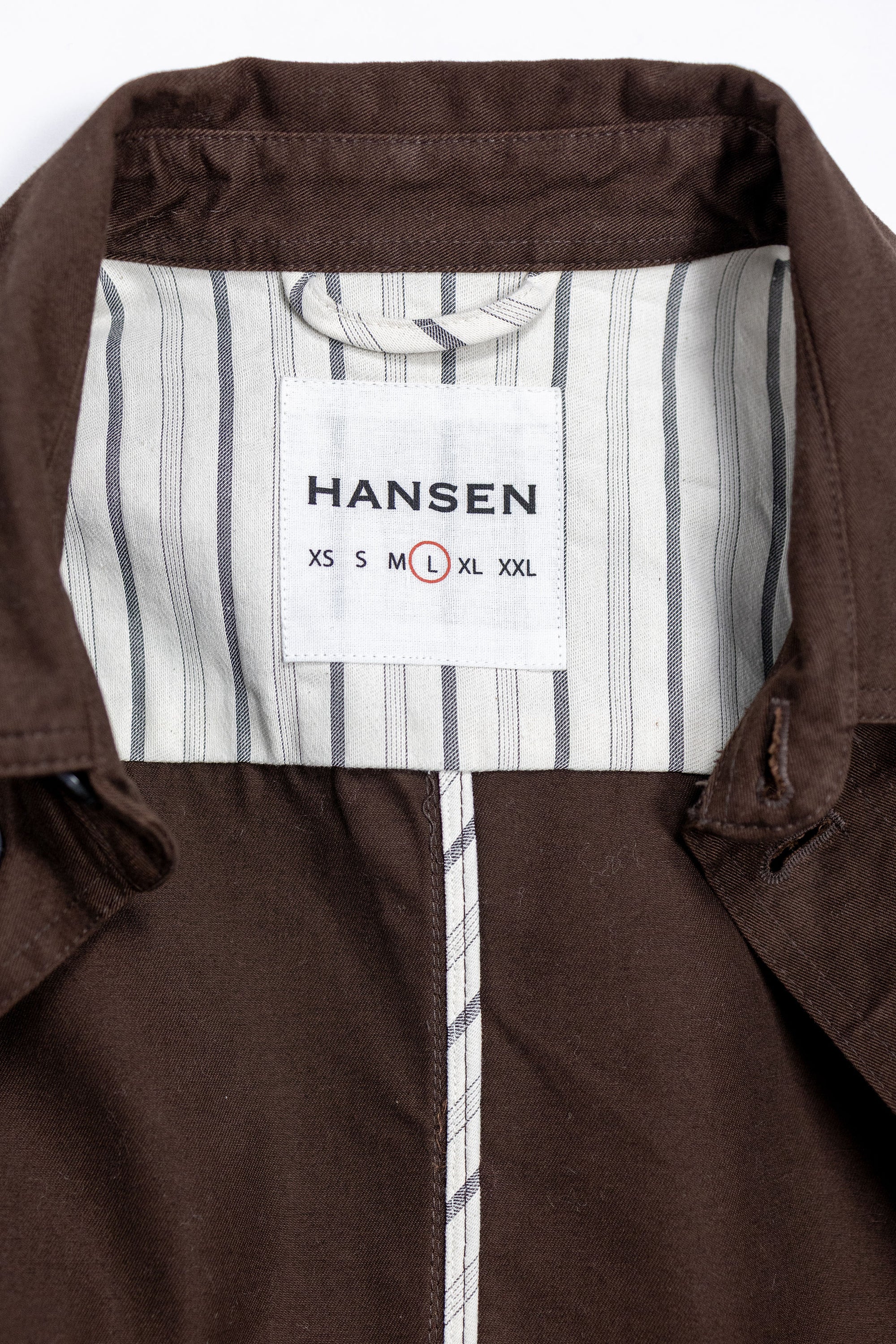 Hansen Garments Bendik Workwear Jacket - Chestnut