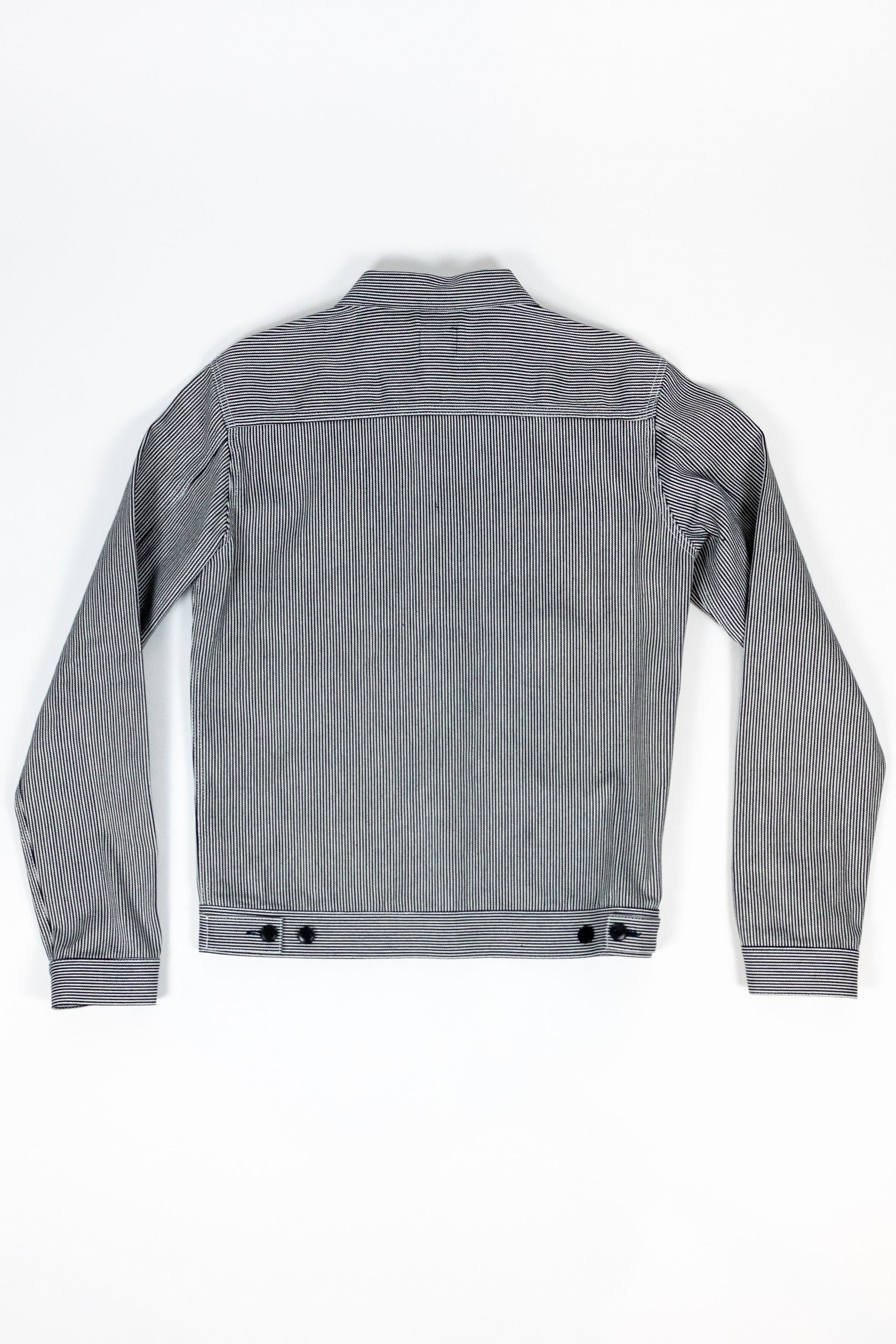 Blue Blanket J03 JP111 Type I Jacket - Hickory Stripe Indigo