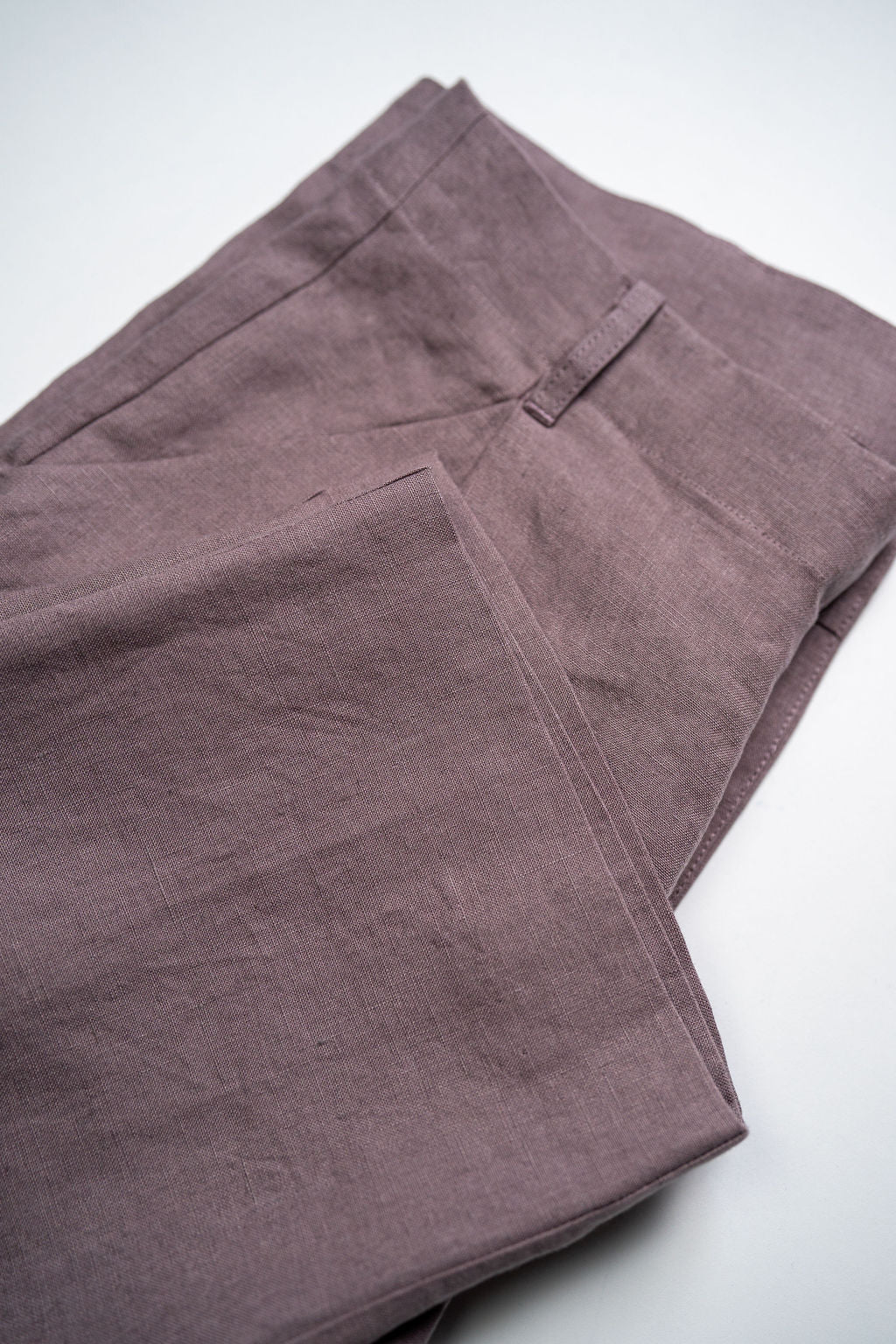 Blluemade Single Pleat Pant - Koala Belgian Linen