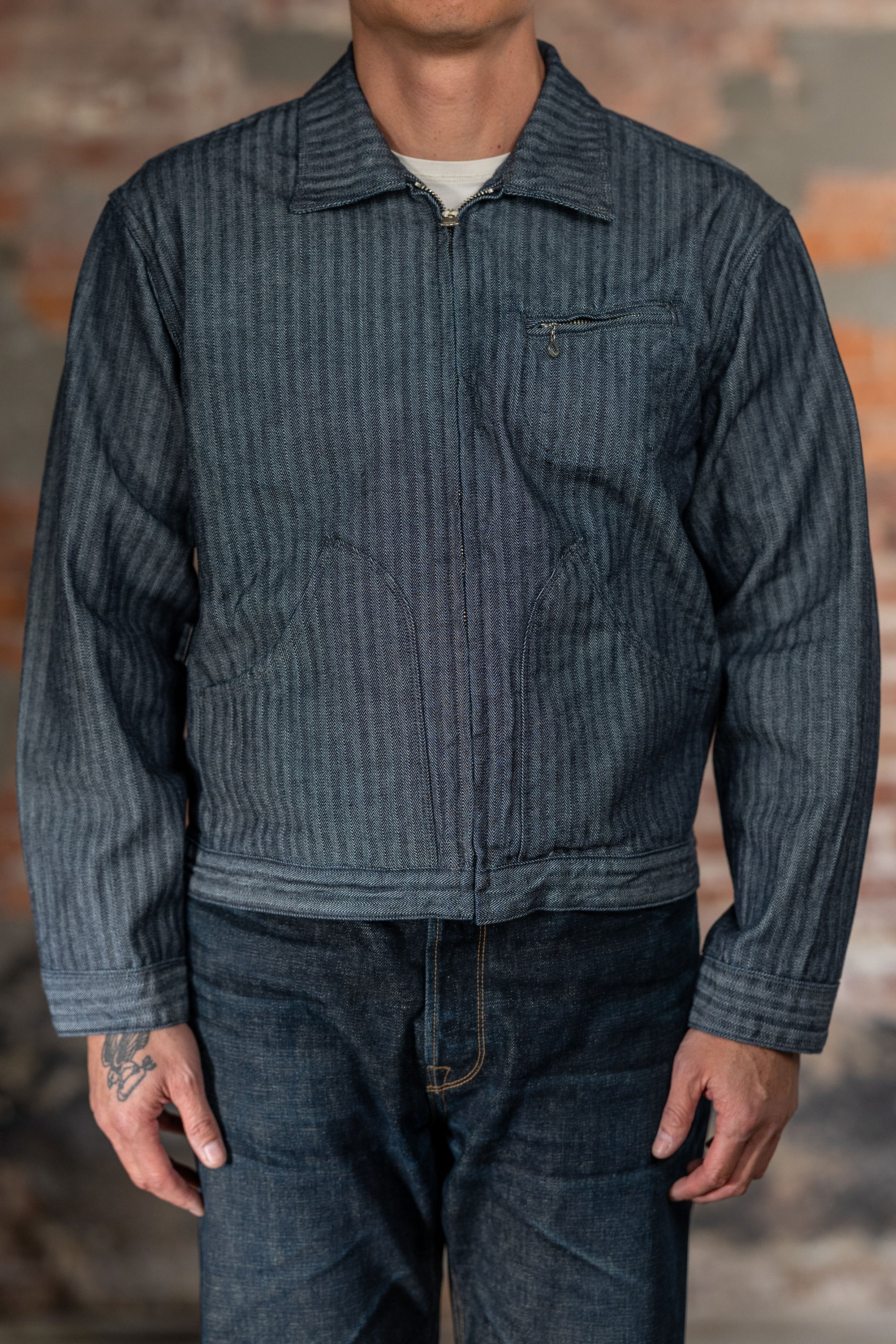 Freenote Cloth Kirthwood - Grey Herringbone