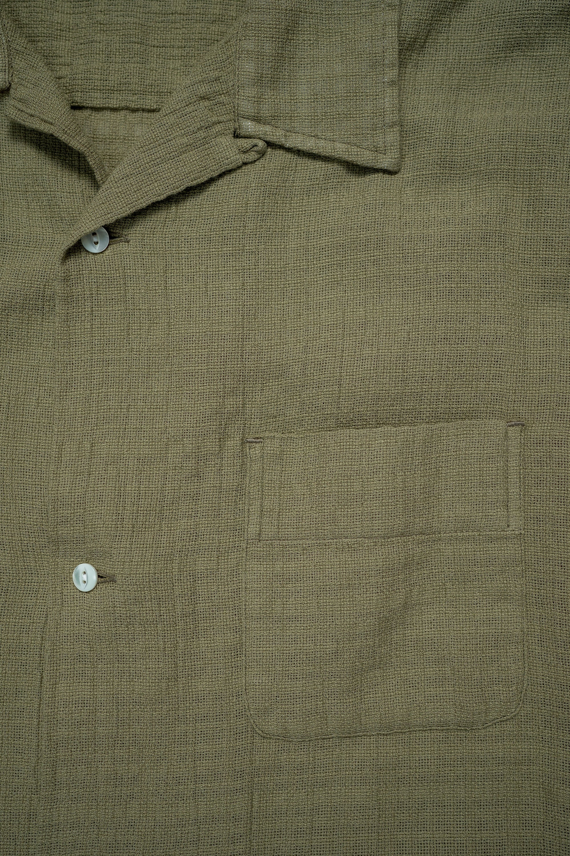 Knickerbocker Oliveira Breeze Weave Shirt - Olive Sand