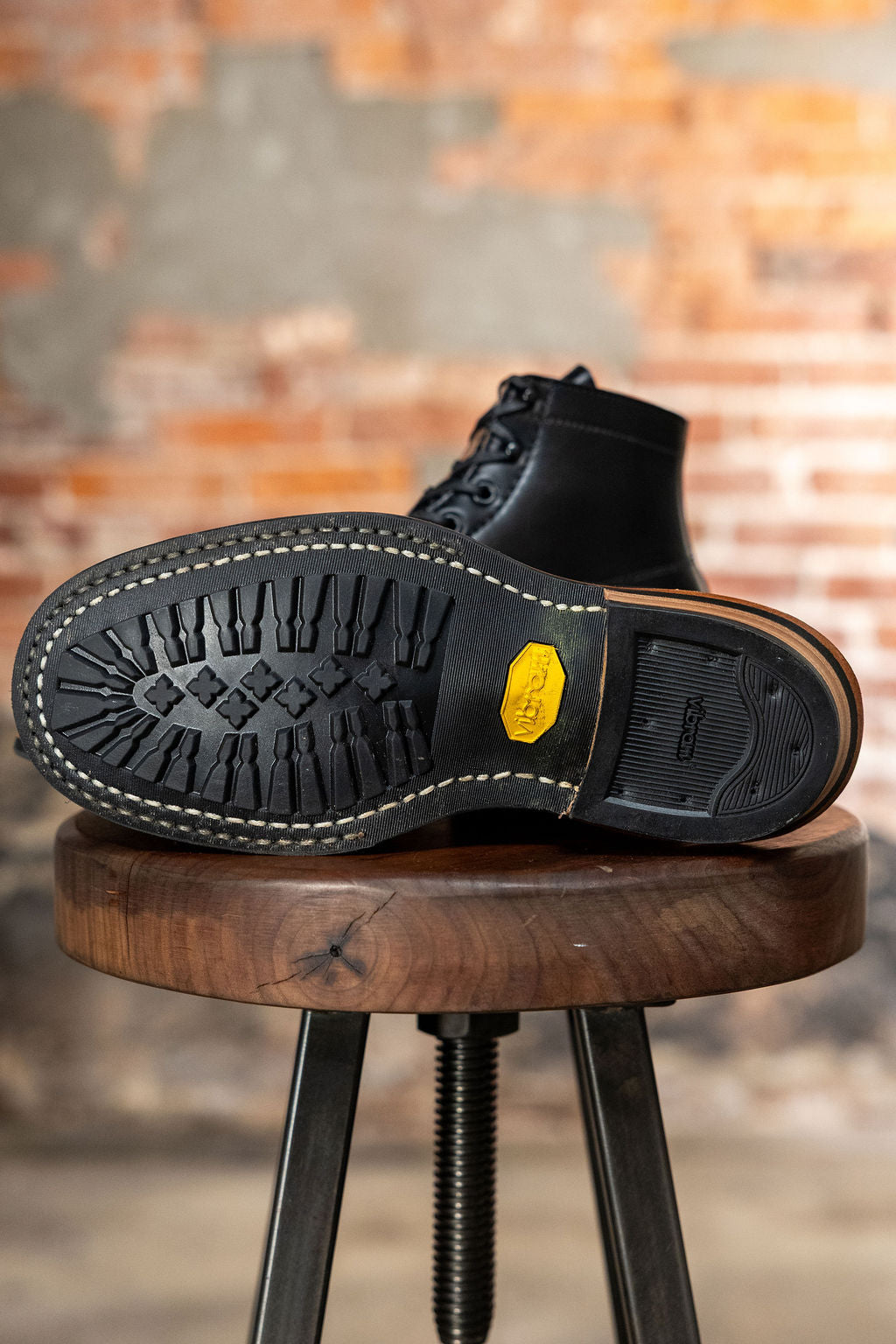 White's Boots x Franklin & Poe Semi-Dress - Black Horsehide Chromexcel