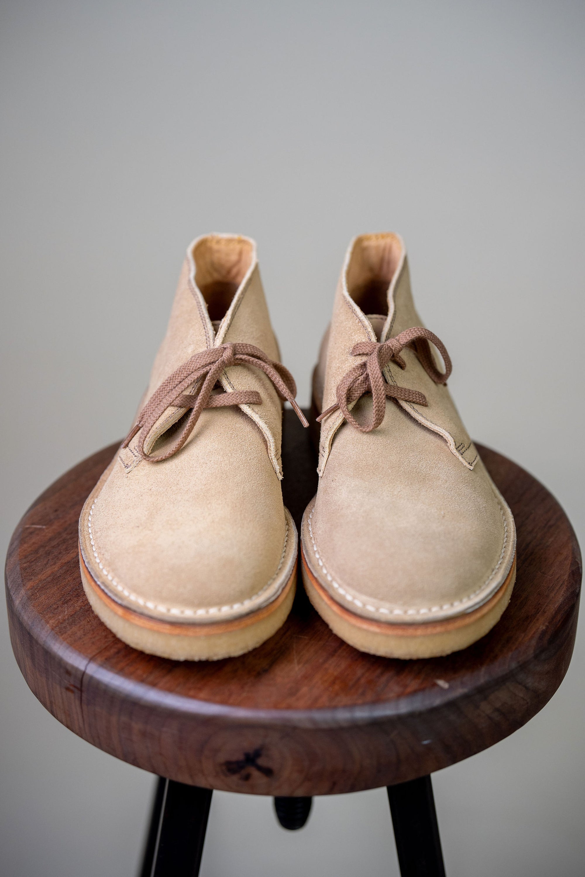 John Lofgren Military Desert Boots Japanese Suede Sand