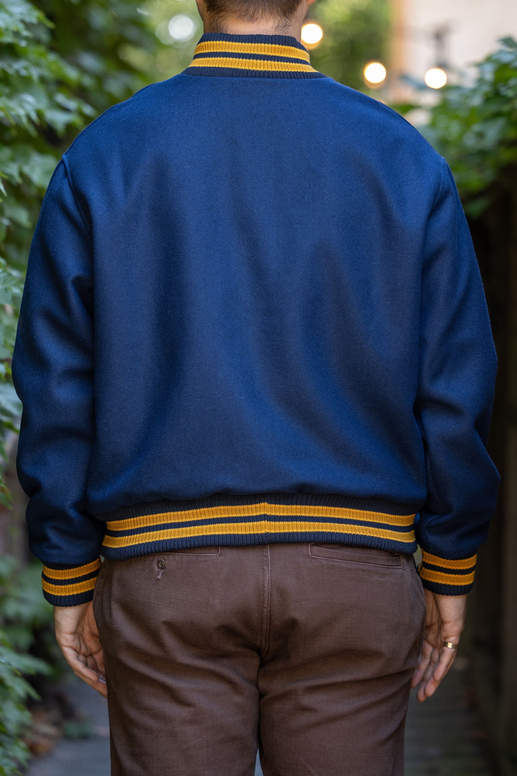 Dehen 1920 60's Club Jacket - Nittany Navy Melton Wool