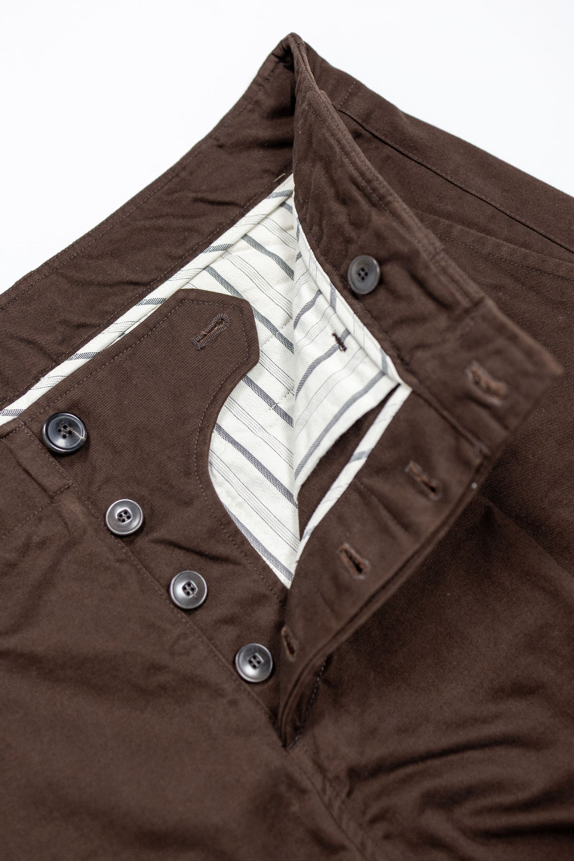 Hansen Garments Bobby Wide Pleated Trousers - Chestnut