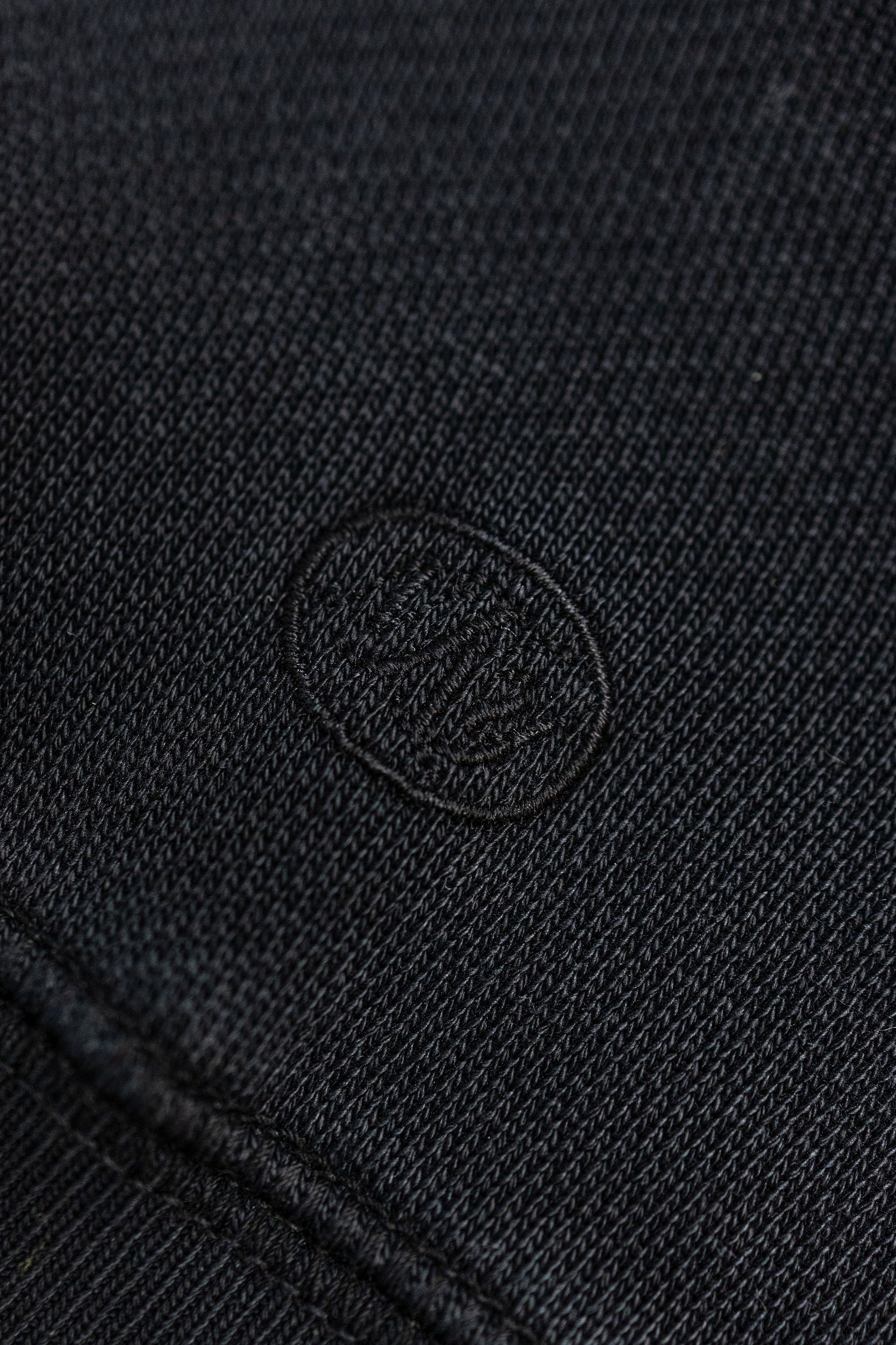 Knickerbocker Stadium Loft Knit Quarter Zip - Black