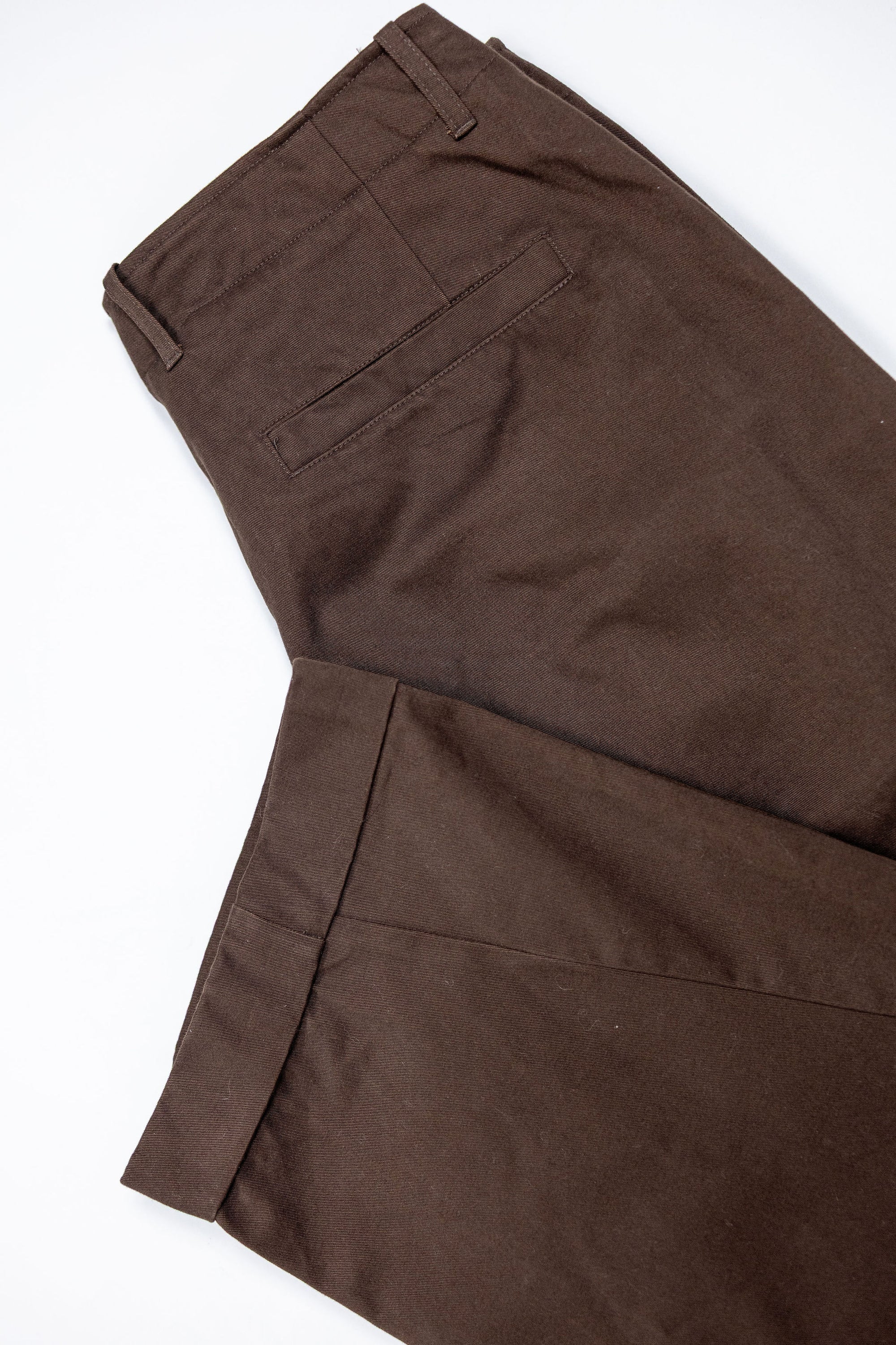 Hansen Garments Bobby Wide Pleated Trousers - Chestnut