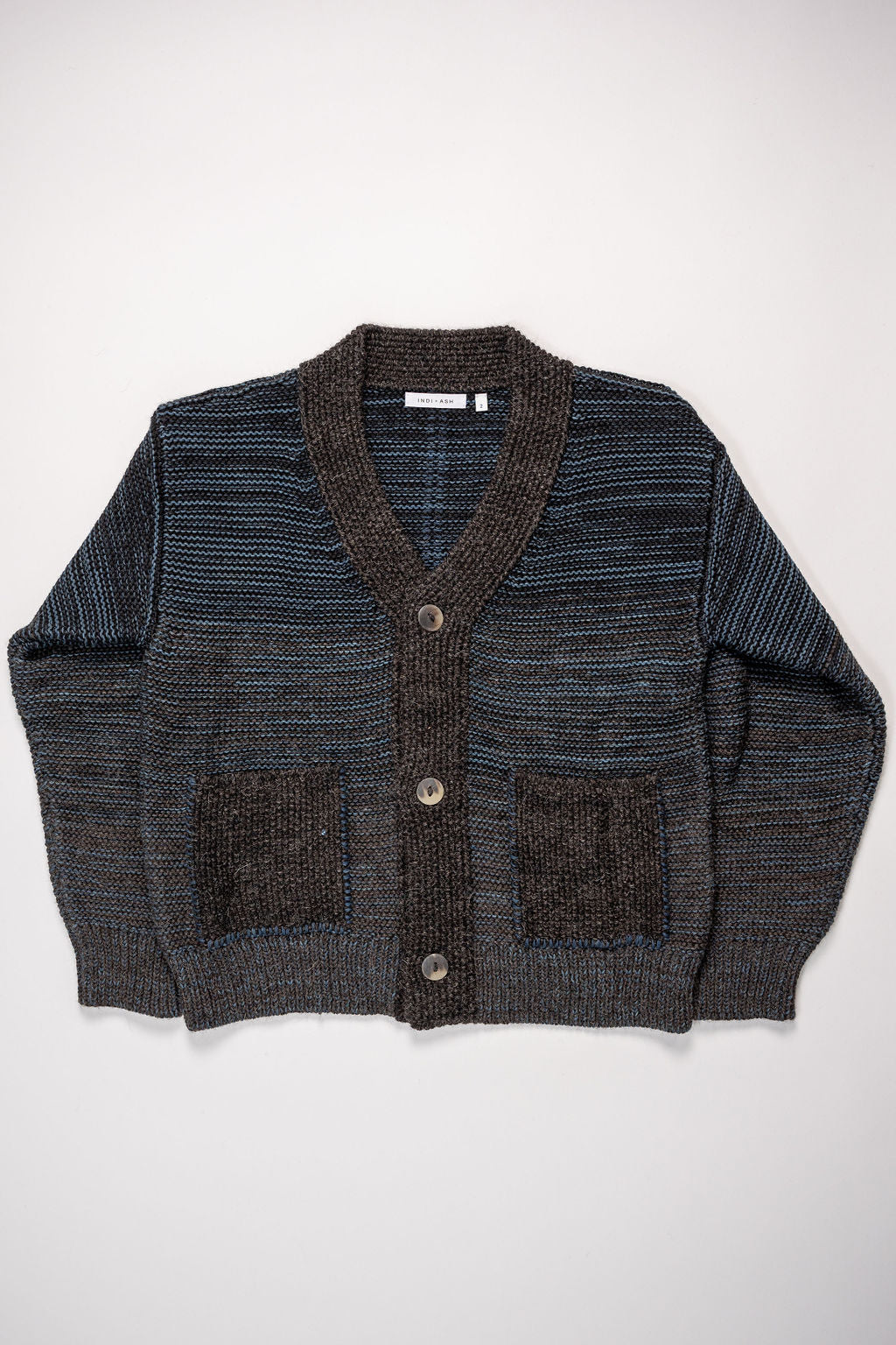 Indi + Ash Ren Cardigan - Black/Dark Indigo