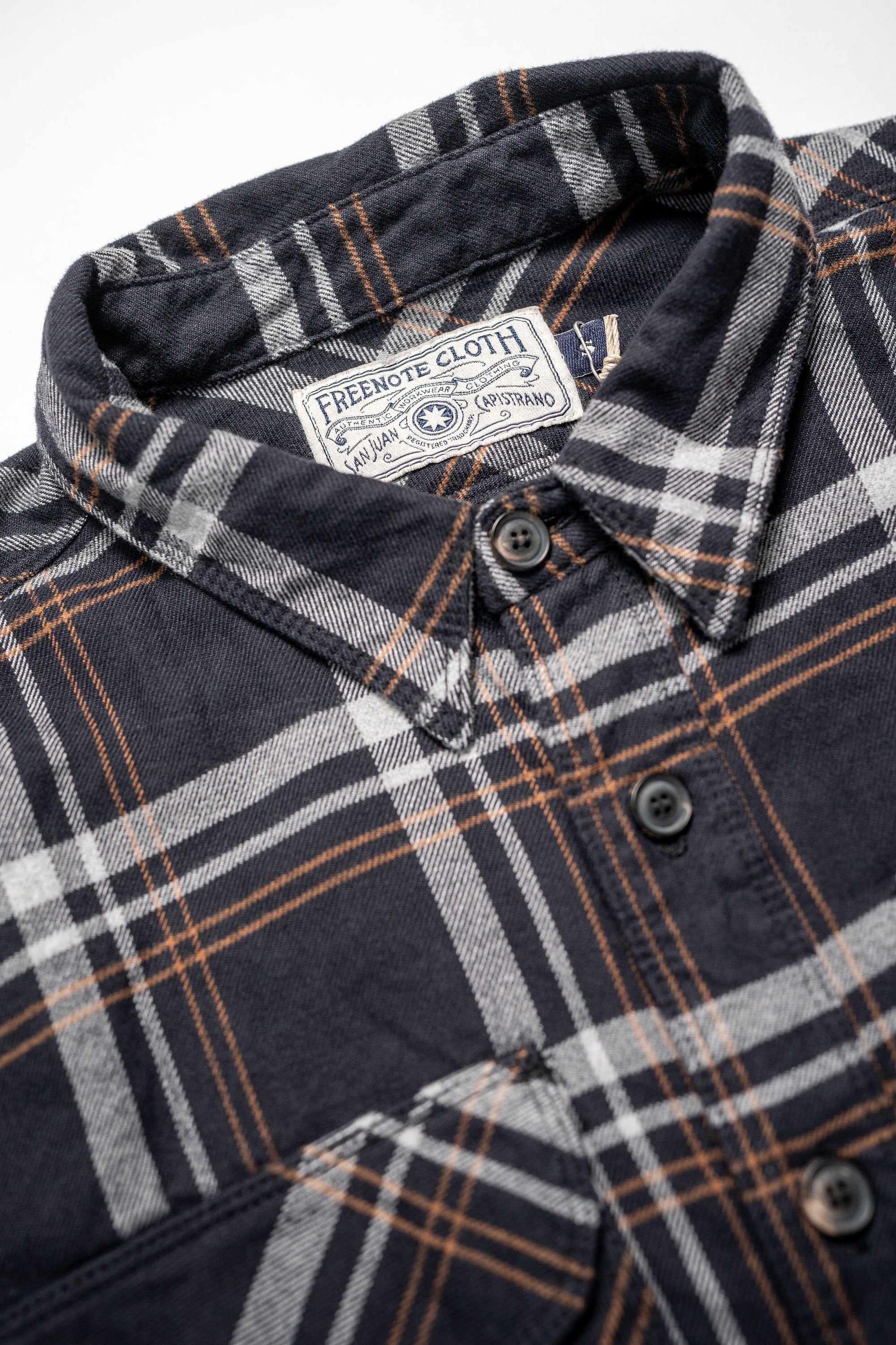 Freenote Cloth Utility - Black Plaid