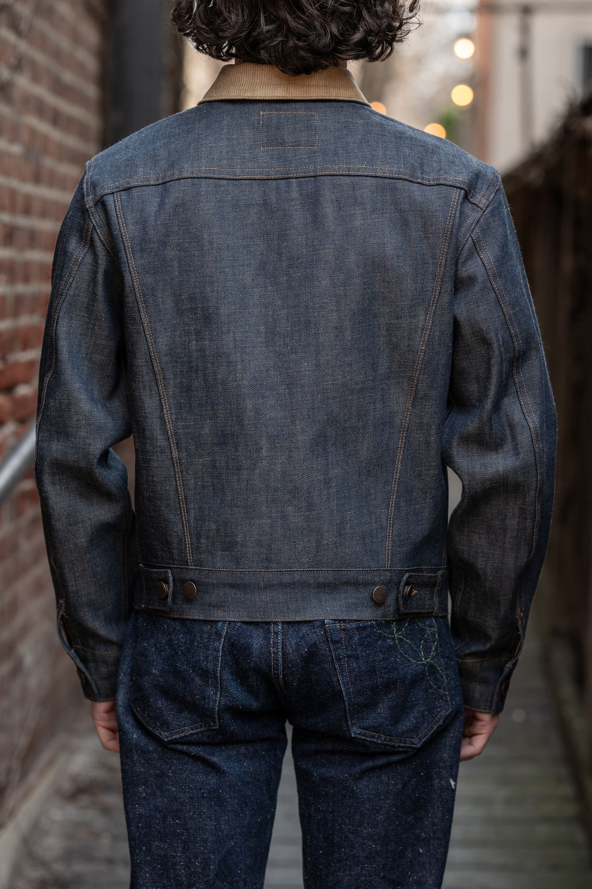 Freenote Cloth High Low Jacket - 13oz Natural Indigo