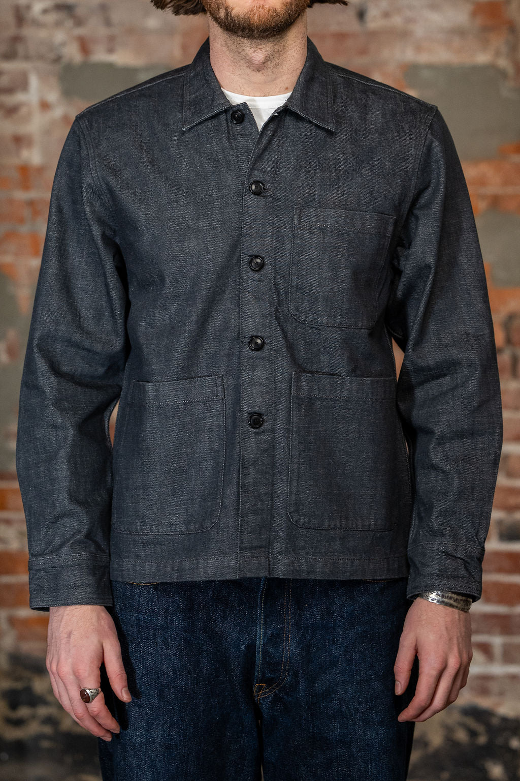 3sixteen Shop Jacket - Grey Denim