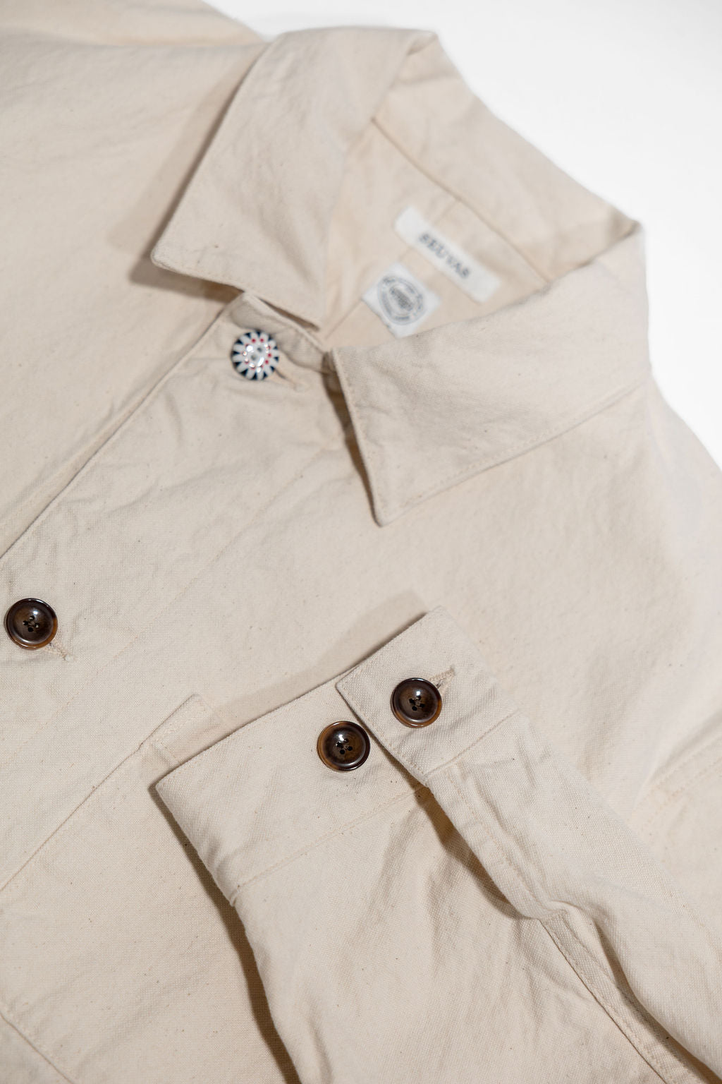 Seuvas 10oz Canvas Coverall - Natural
