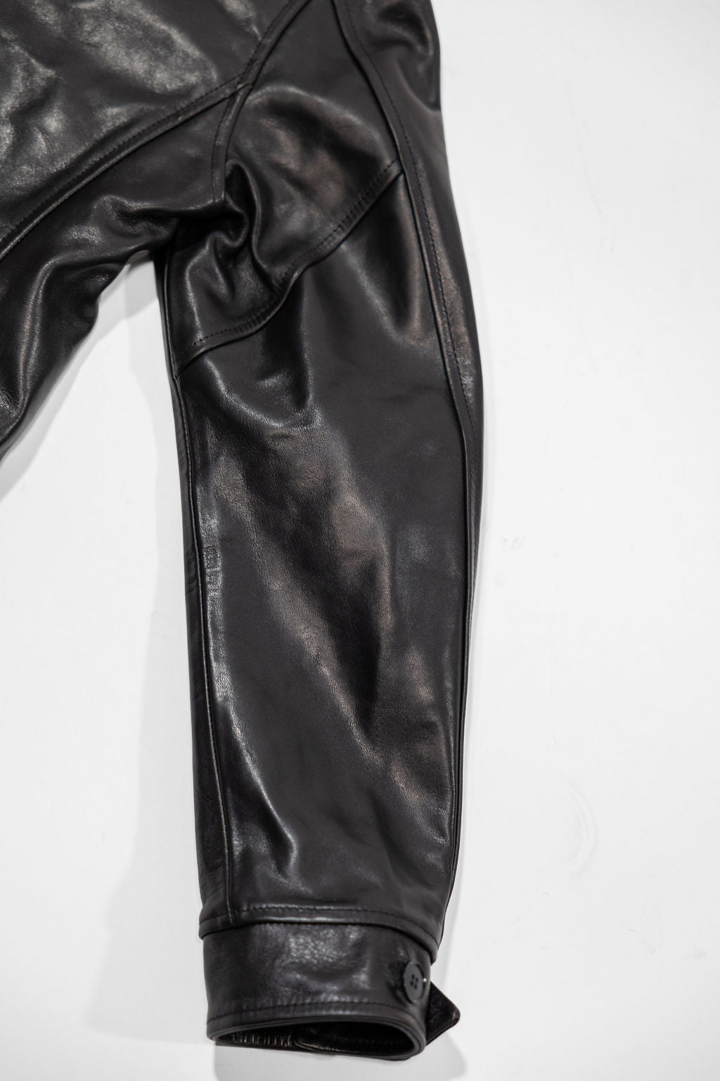 The Flat Head FN-LJ-DS005 Deerskin Sunset Trail Leather Jacket - Black