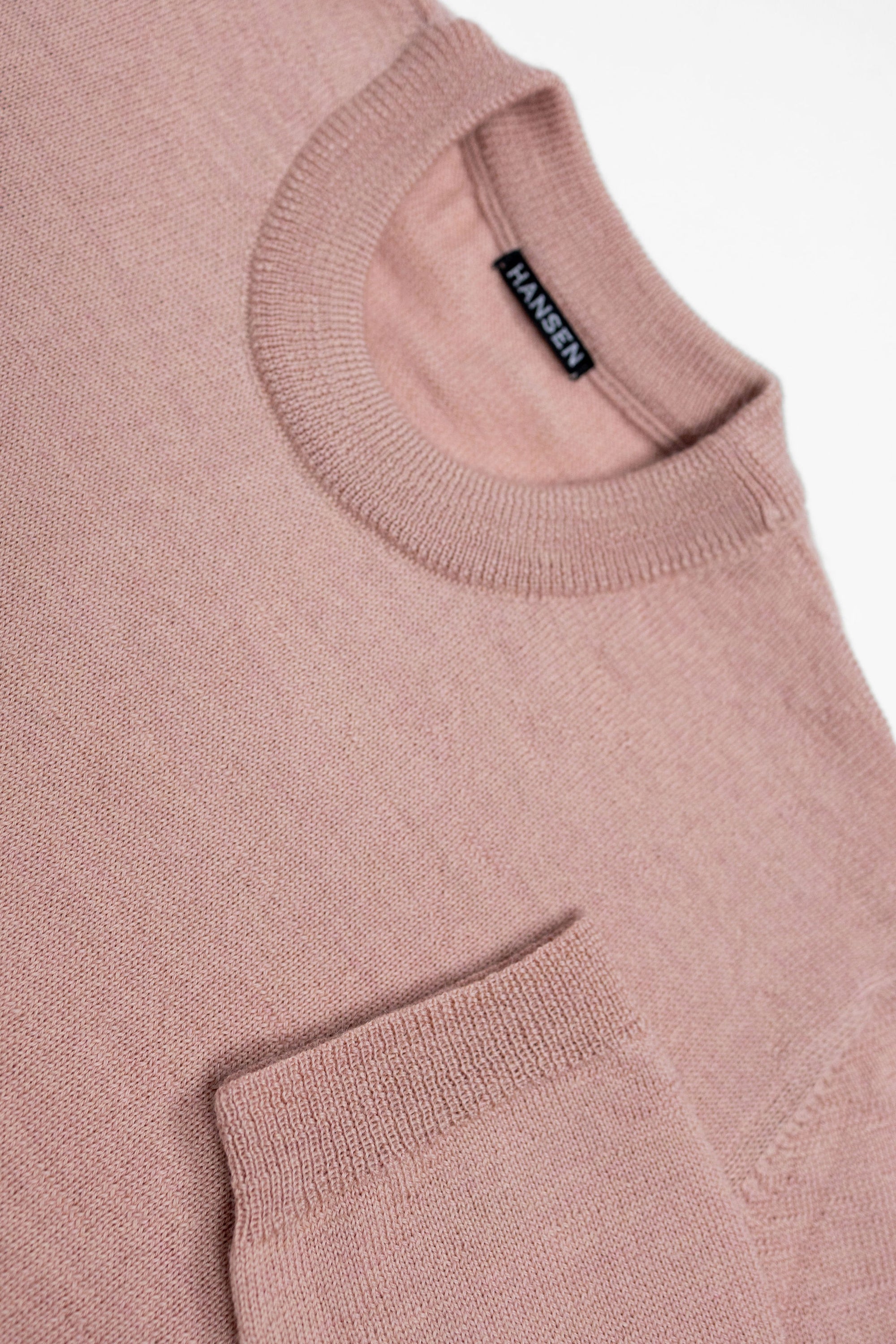 Hansen Garments Eske Crew Neck Sweater - Rose