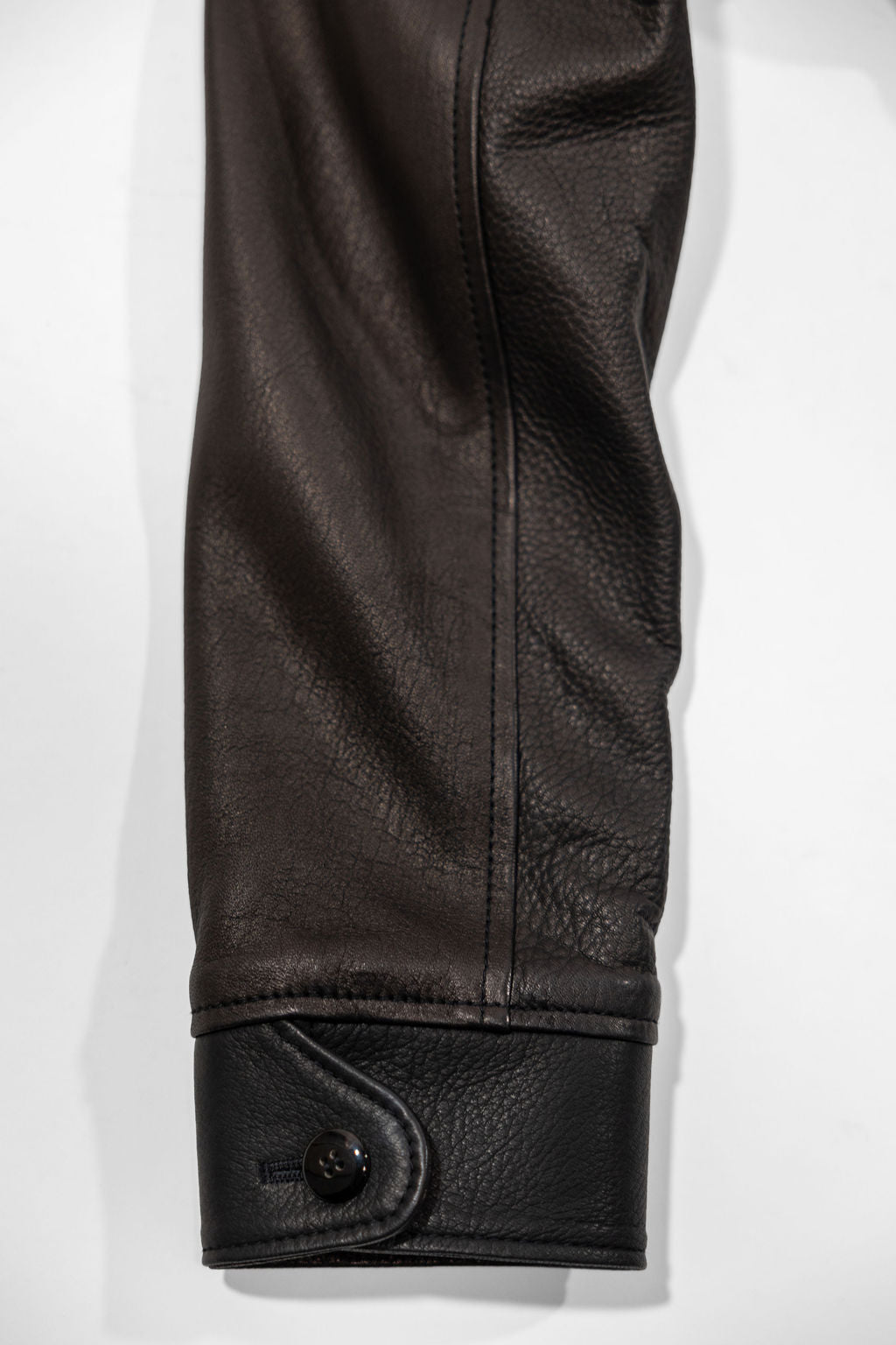 The Flat Head FN-LJ-DS005 Deerskin Sunset Trail Leather Jacket - Black