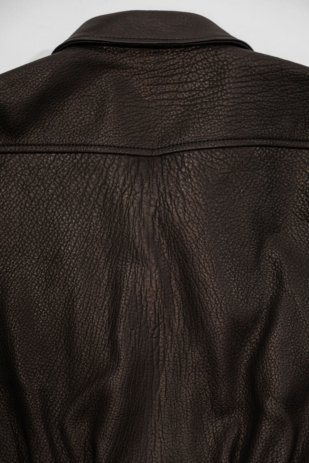 The Flat Head FN-LJ-DS005 Deerskin Sunset Trail Leather Jacket - Black
