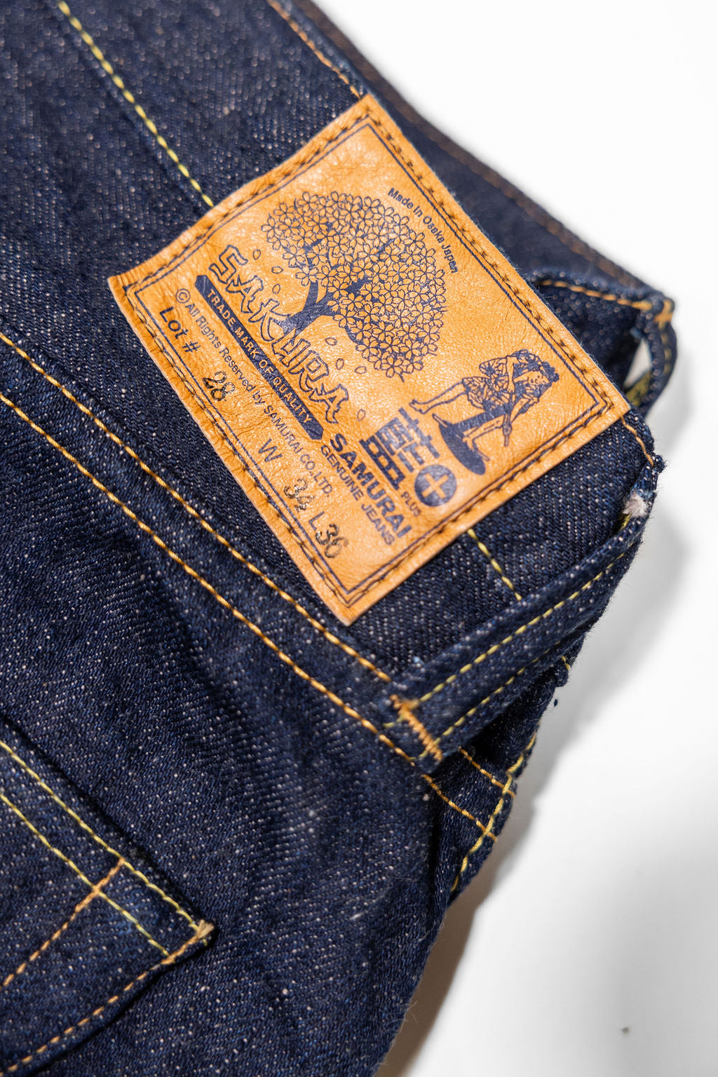 Samurai S500AX - 18oz AI+ Sakura Selvage Regular Straight