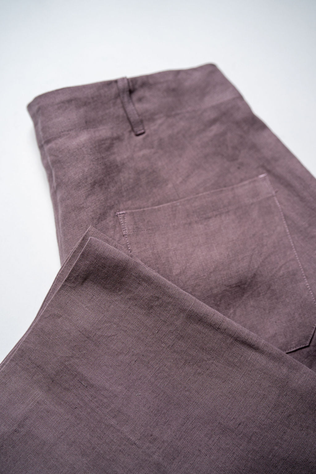 Blluemade Single Pleat Pant - Koala Belgian Linen