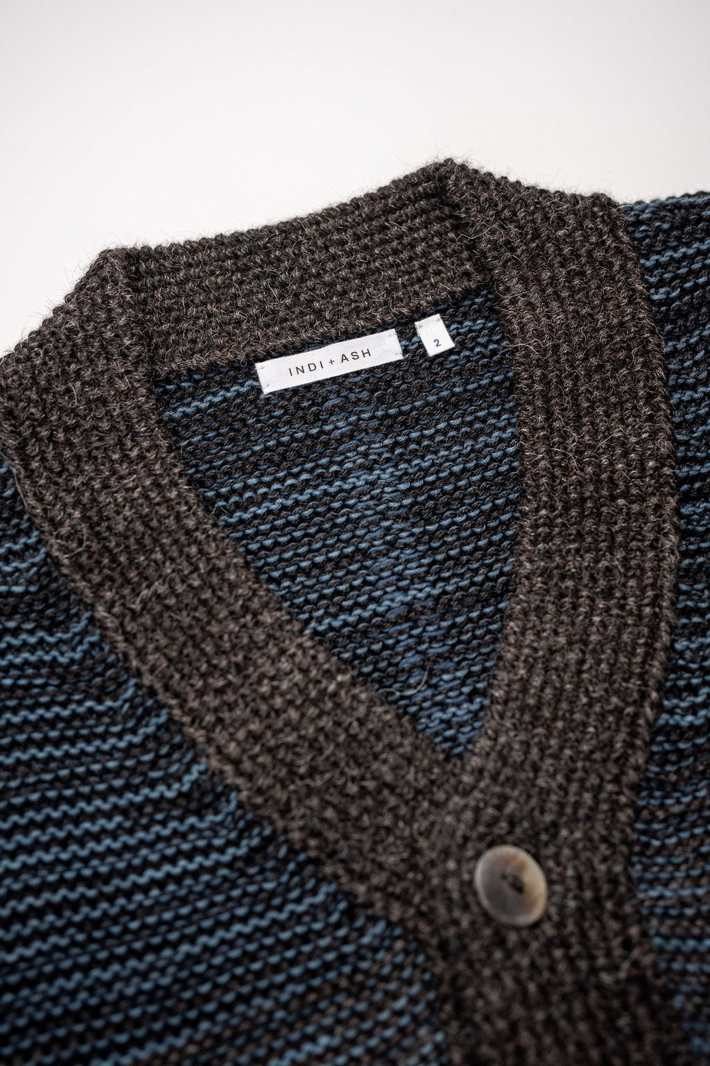 Indi + Ash Ren Cardigan - Black/Dark Indigo