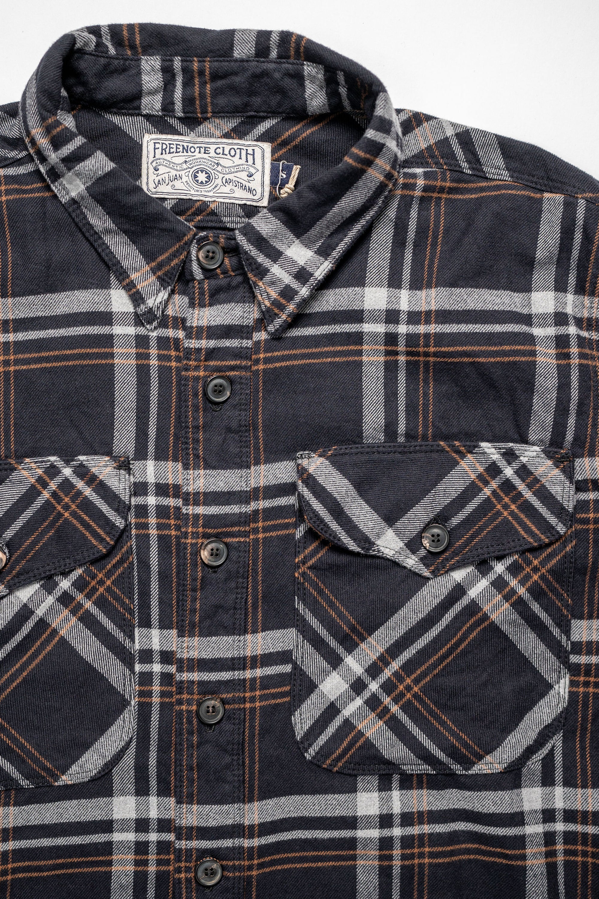 Freenote Cloth Utility - Black Plaid