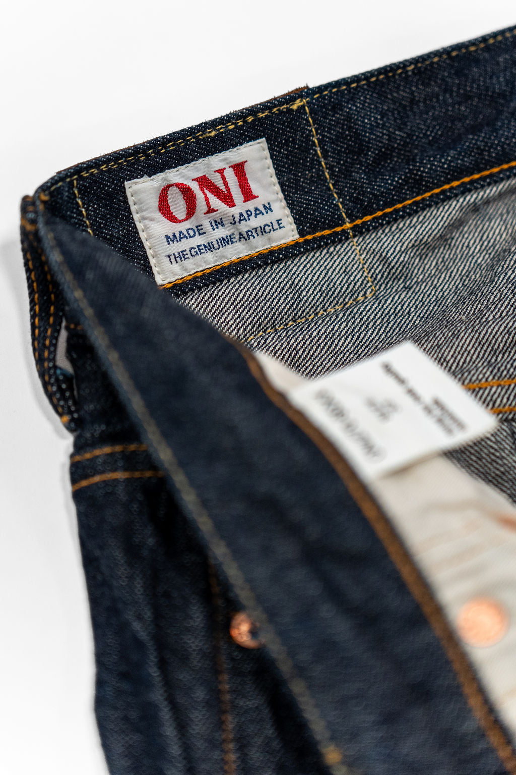 Oni Denim 270-60XX - 12oz Just Right Straight Selvedge Denim