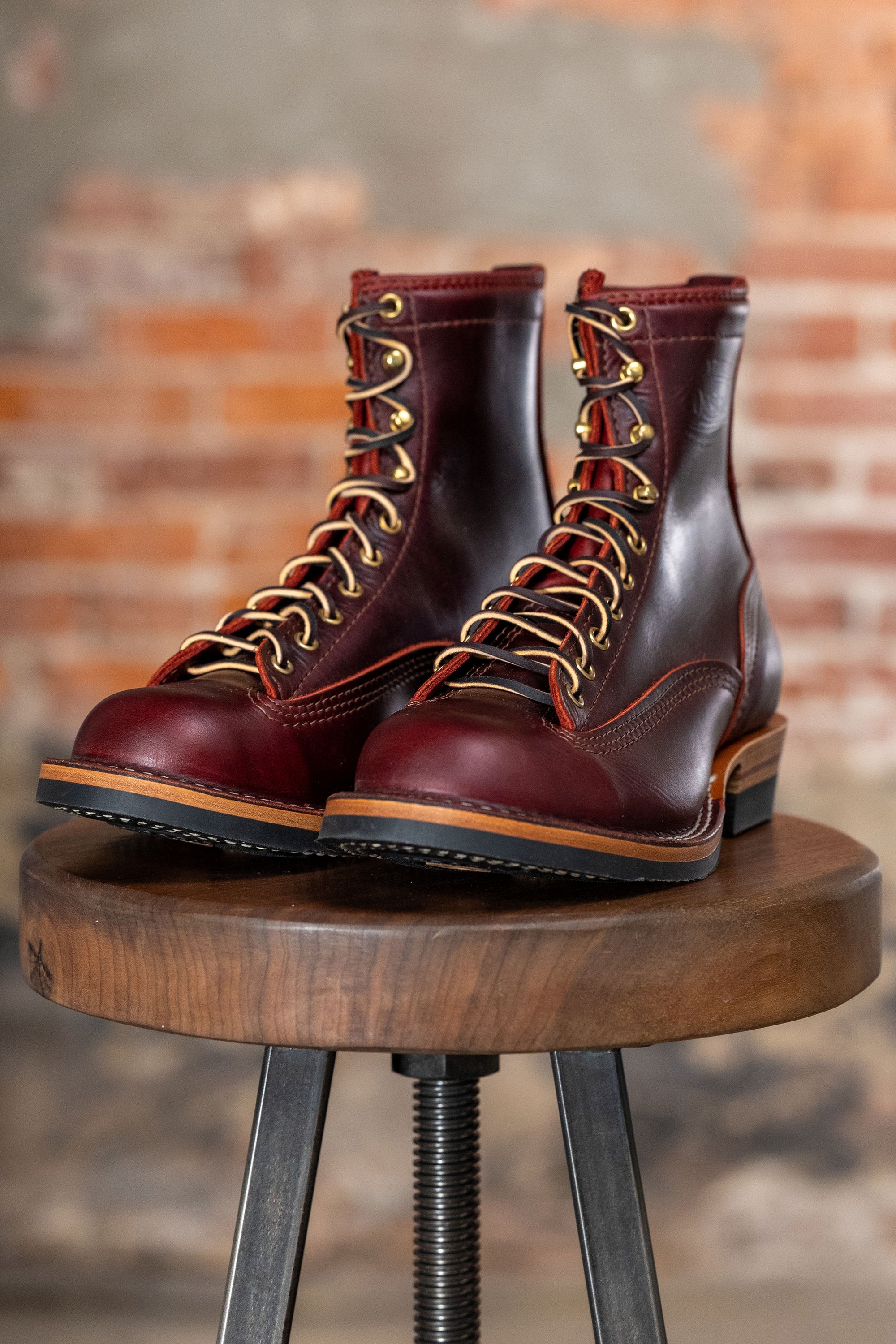 Wesco Boots Jobmaster - 8" Burgundy Lace to Toe