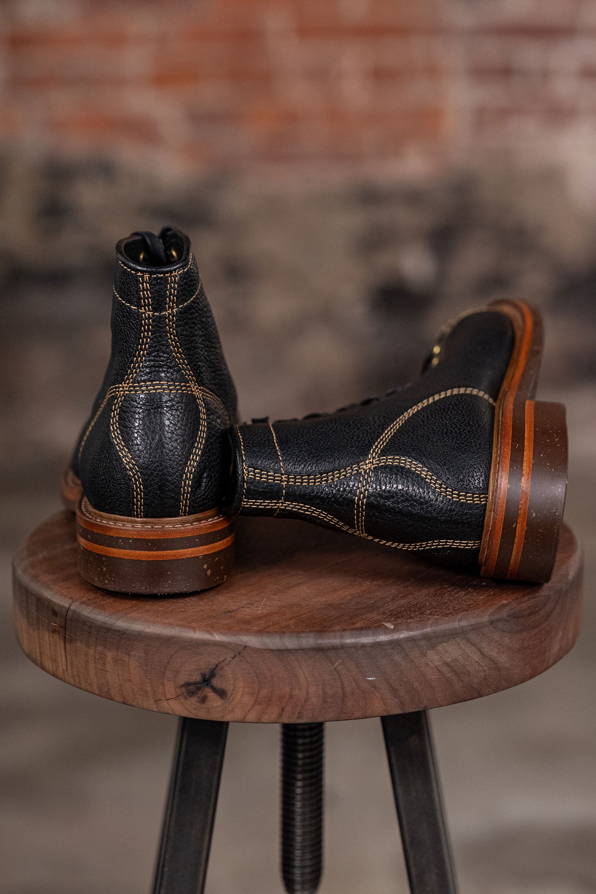 John Lofgren Monkey Boots - Limited Edition Ezo Bear Black