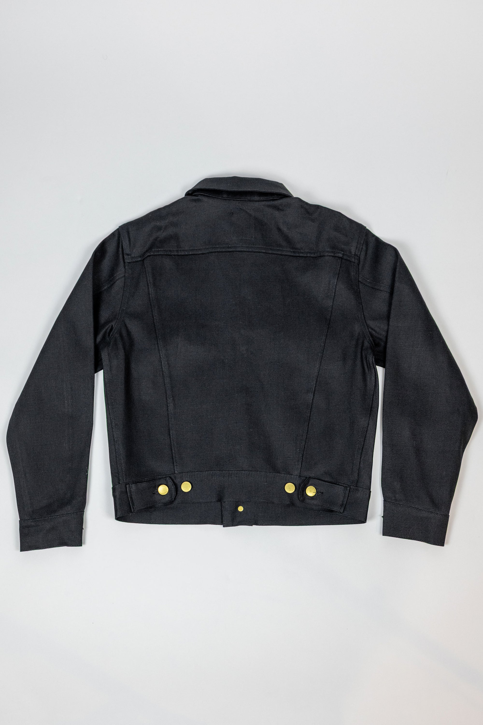 Freenote Cloth High Low Jacket -  14oz Aces High Black Denim
