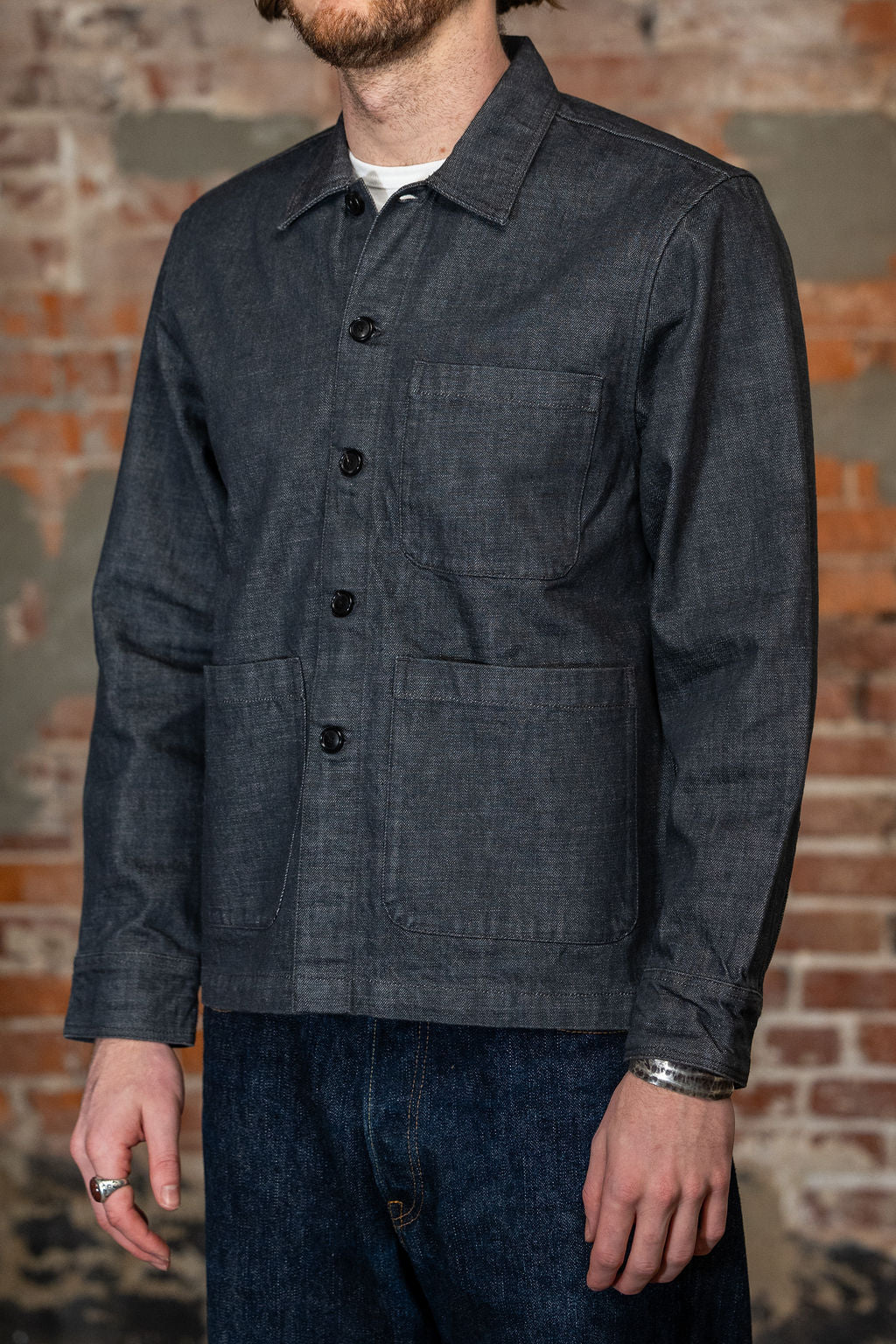 3sixteen Shop Jacket - Grey Denim
