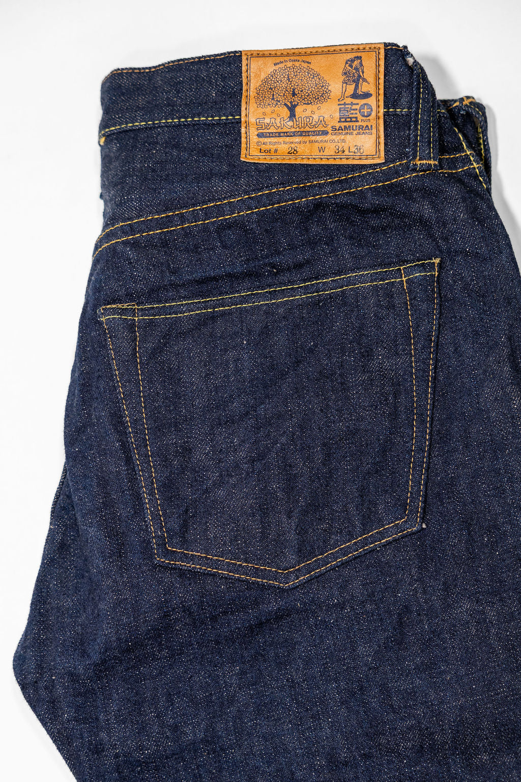 Samurai S500AX - 18oz AI+ Sakura Selvage Regular Straight