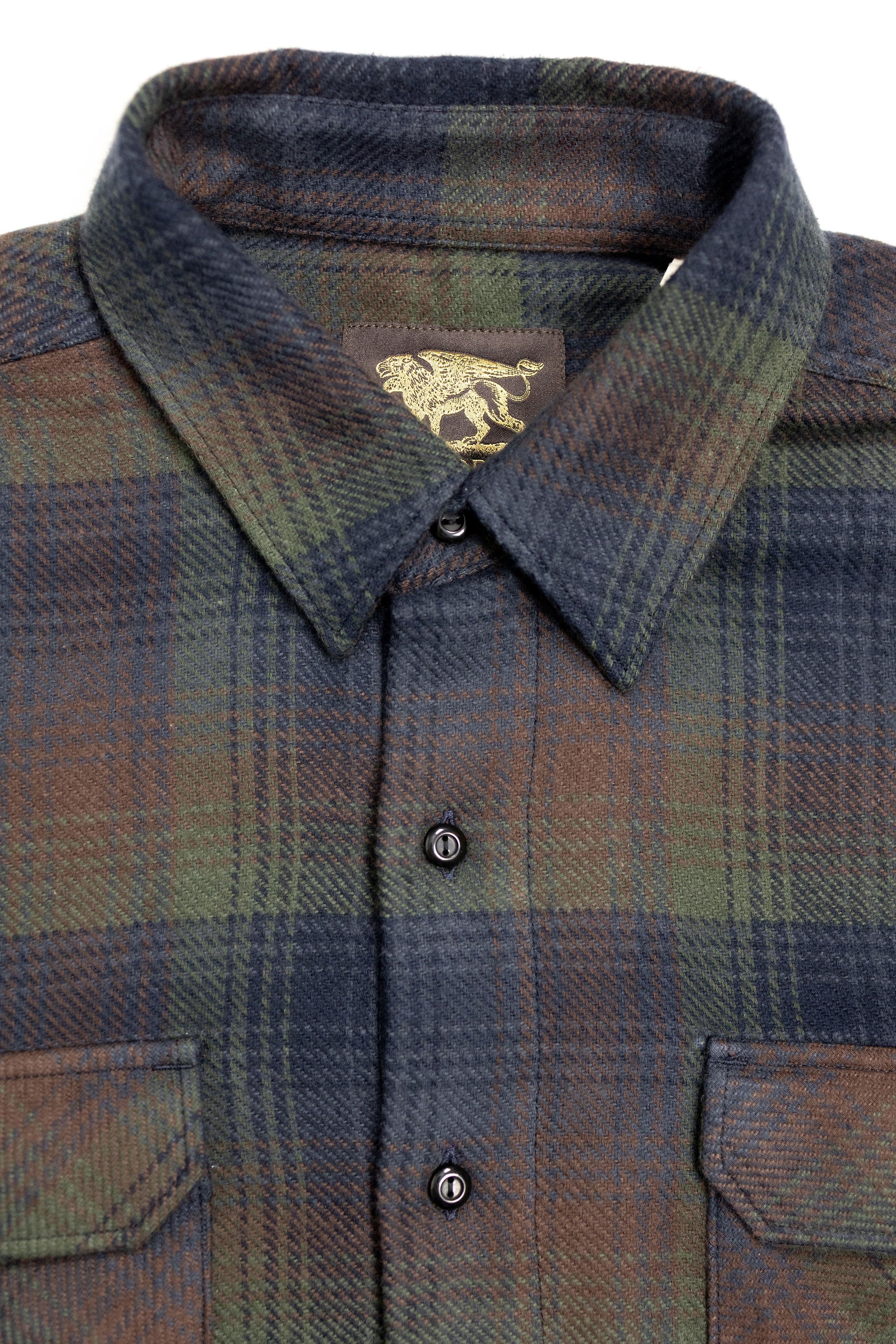 Indigofera Bryson - Flannel Check Dark Green/Wine/Black/Navy