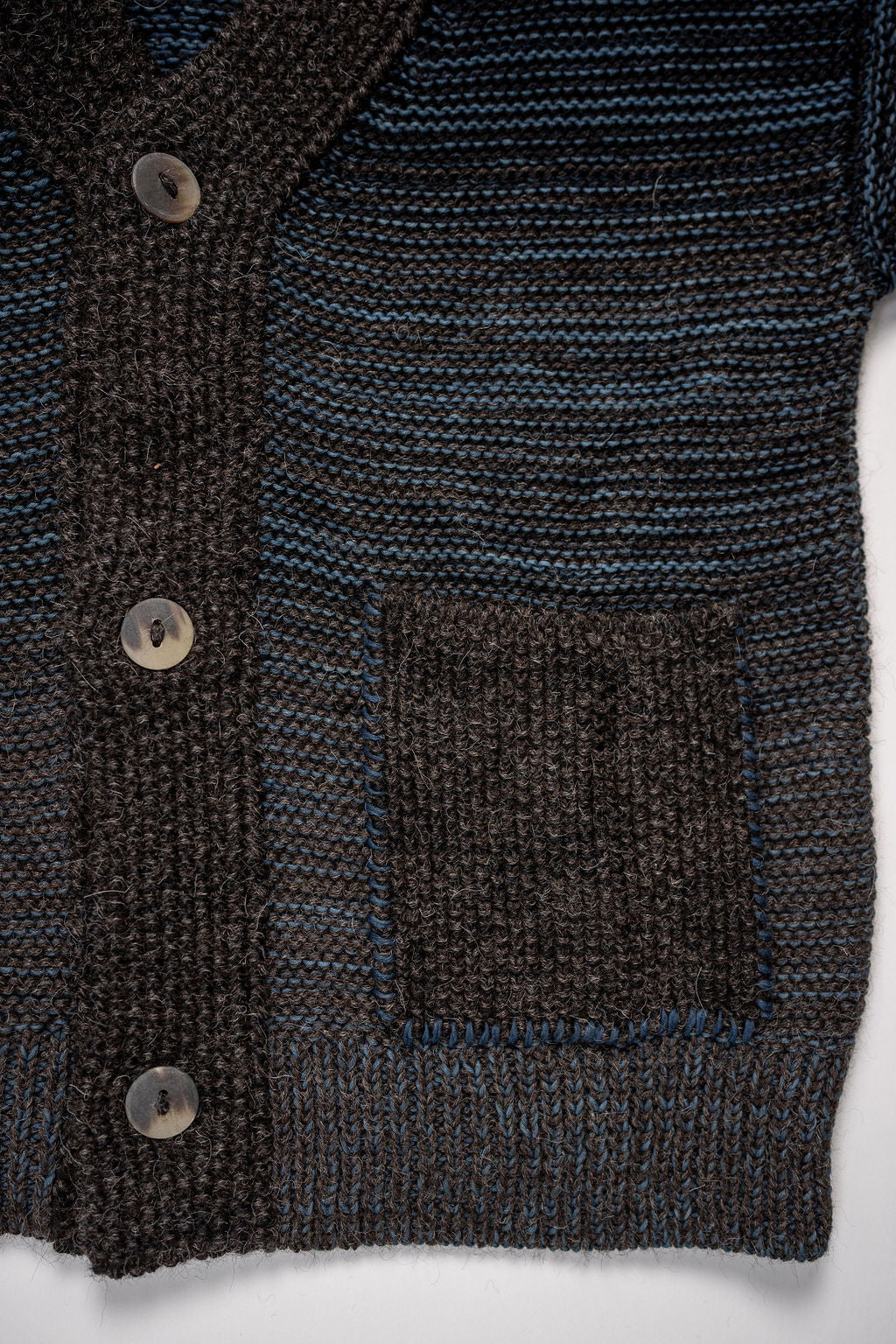 Indi + Ash Ren Cardigan - Black/Dark Indigo