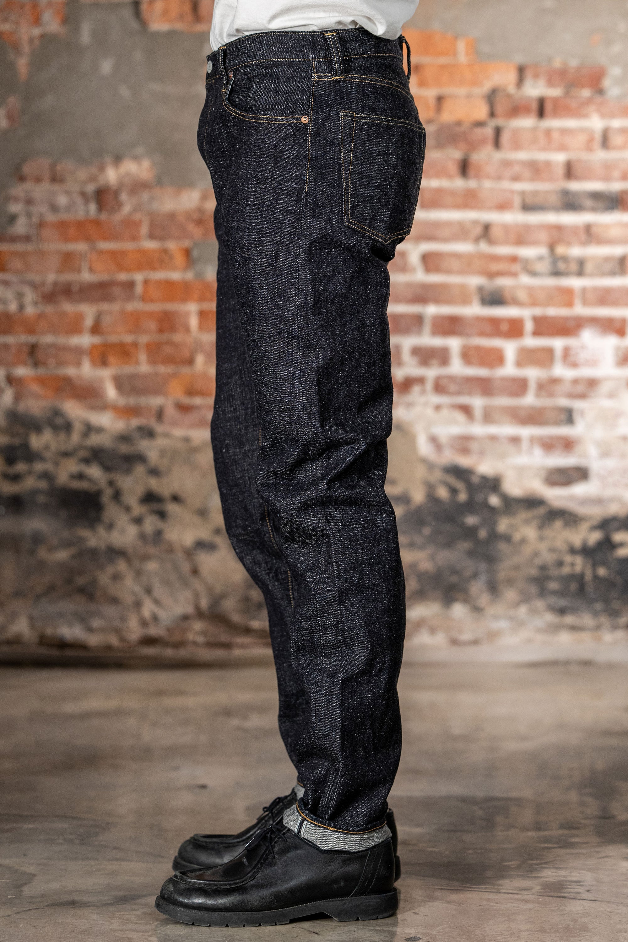 Omoto Denim 0411 15.5oz Nep Denim Straight Fit - Indigo One-Washed