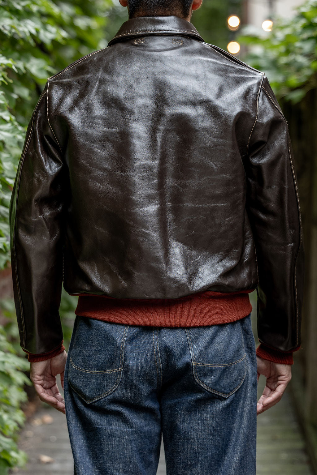 Buzz Rickson's BR80644 Type A-2 “Contract no. w535 AC-21996 Buzz Rickson Clo. Co. - S/Brown