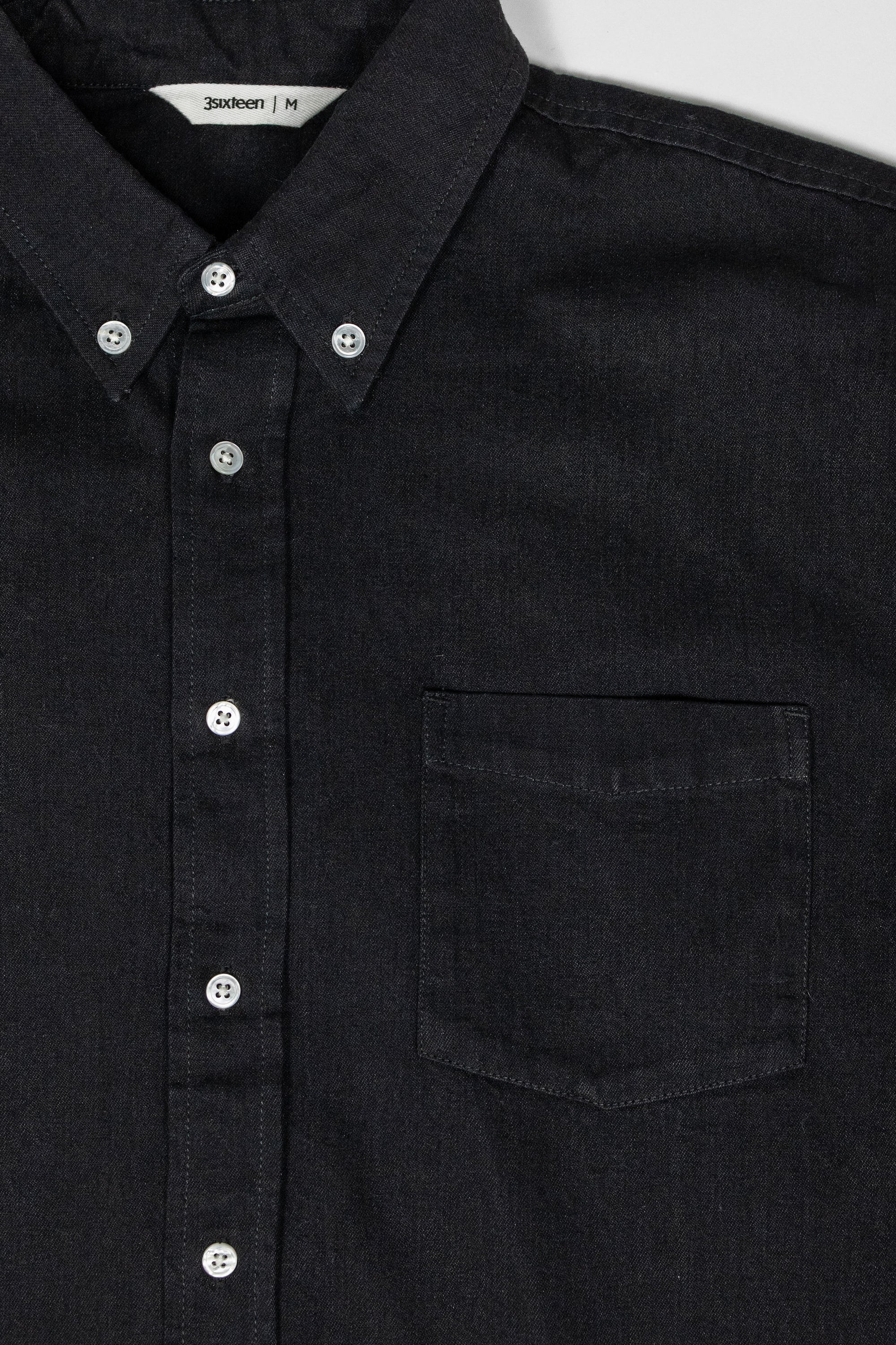 3sixteen Denim BD Shirt - Black Selvedge