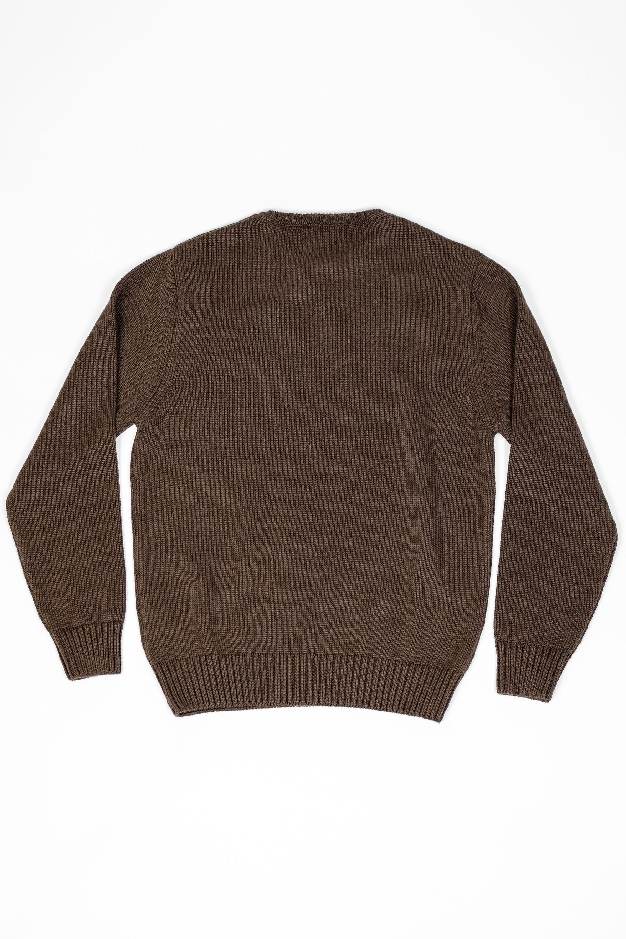 Knickerbocker Ivy Cotton Sweater - Brown