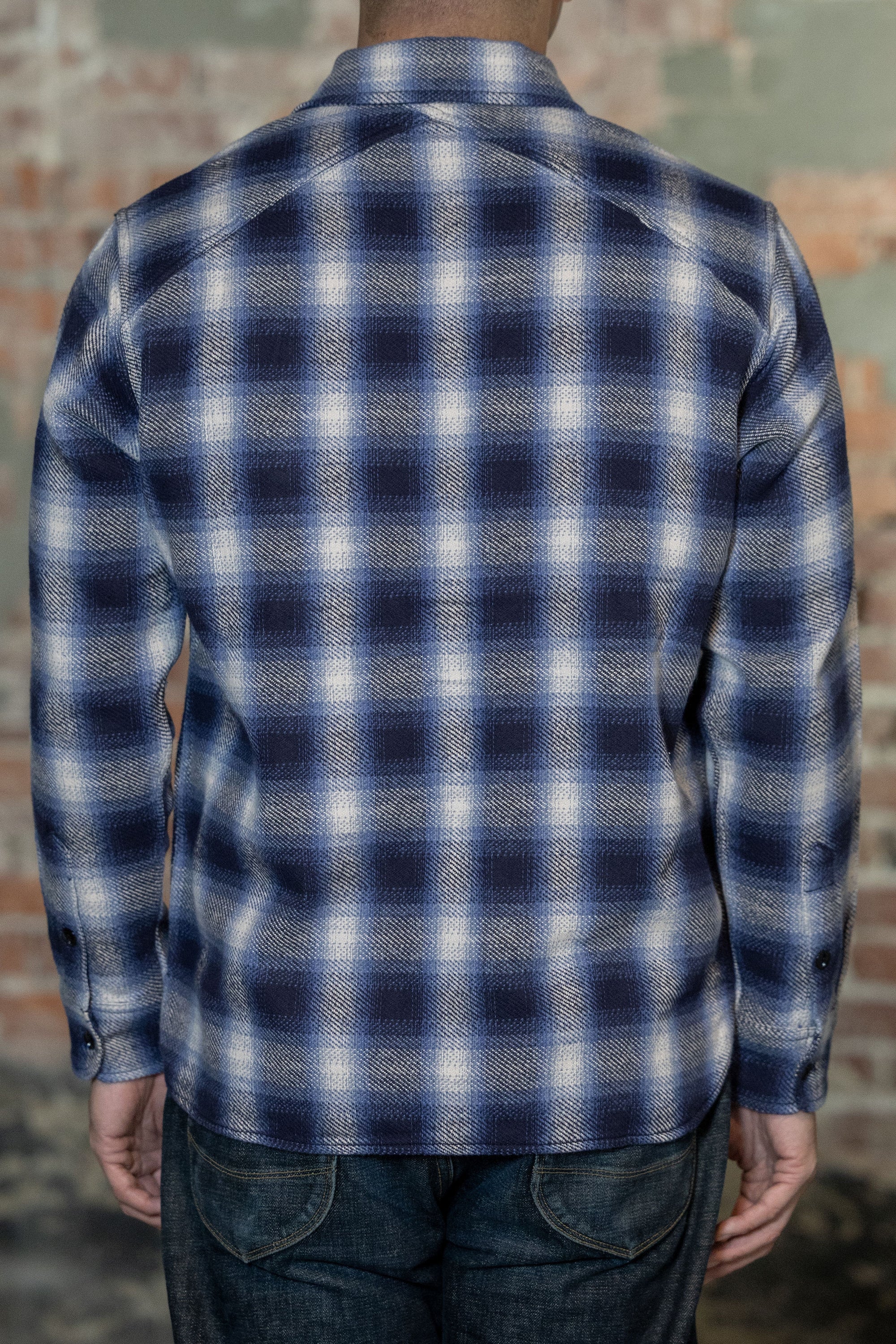 3sixteen Crosscut Flannel - Royal Blue Plaid