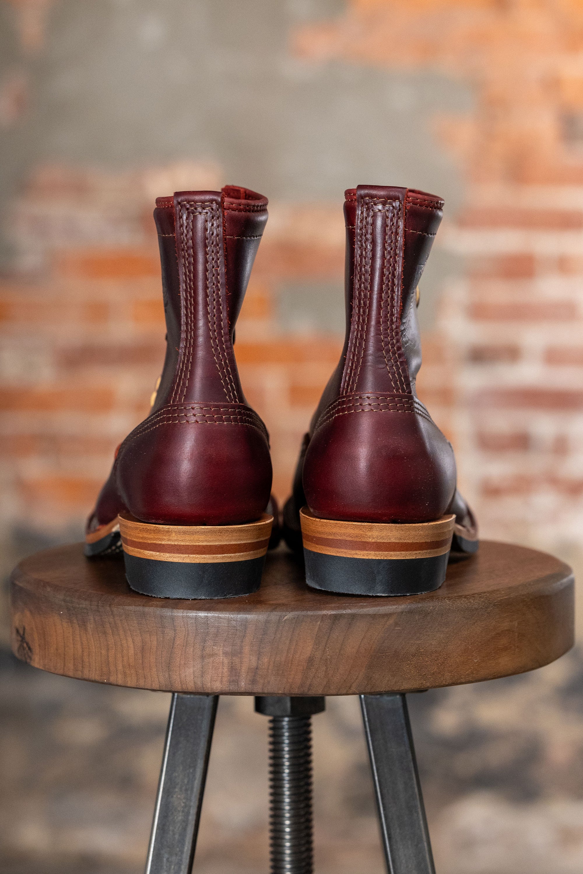 Wesco Boots Jobmaster - 8" Burgundy Lace to Toe