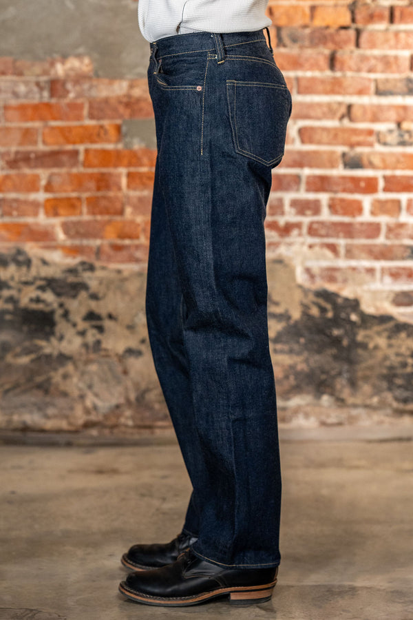Buzz Rickson's BR43041 World War II Waist Overalls - Indigo One